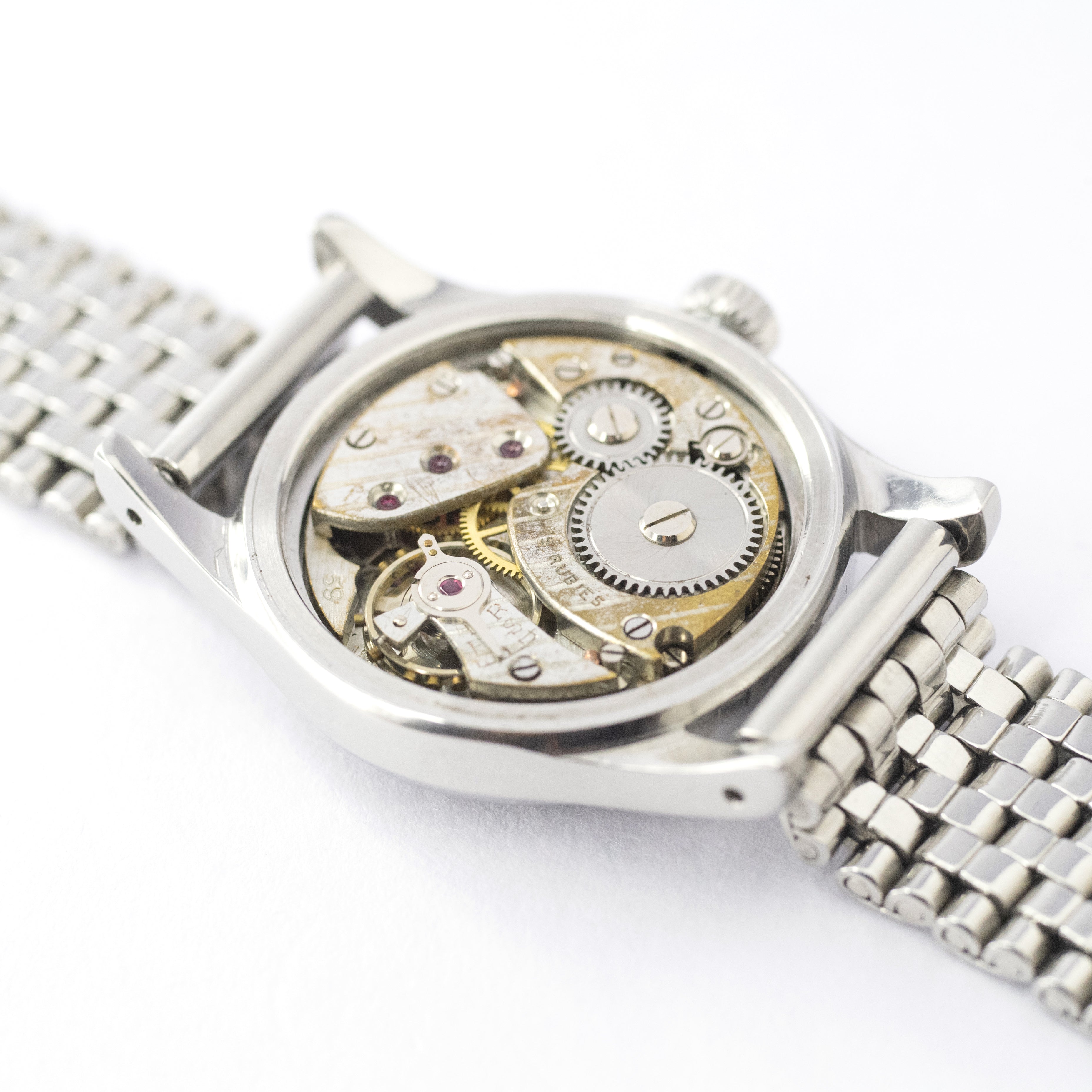 オイスター リプトン オリジナルブラックミラーダイヤル 1945年製