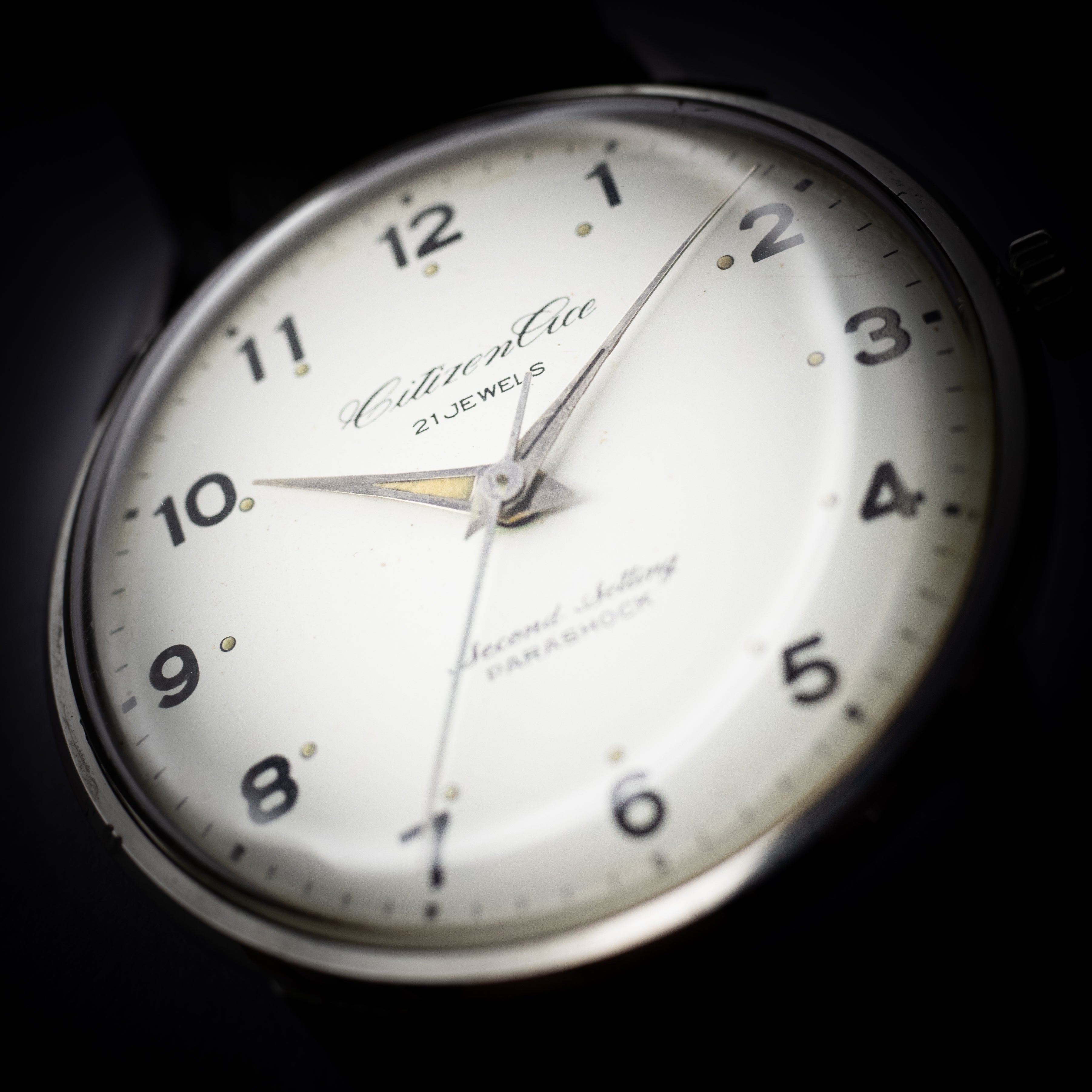 シチズン エース 国鉄 昭和41年製/1966年製 手巻き 鉄道時計 秒針規制機能付き