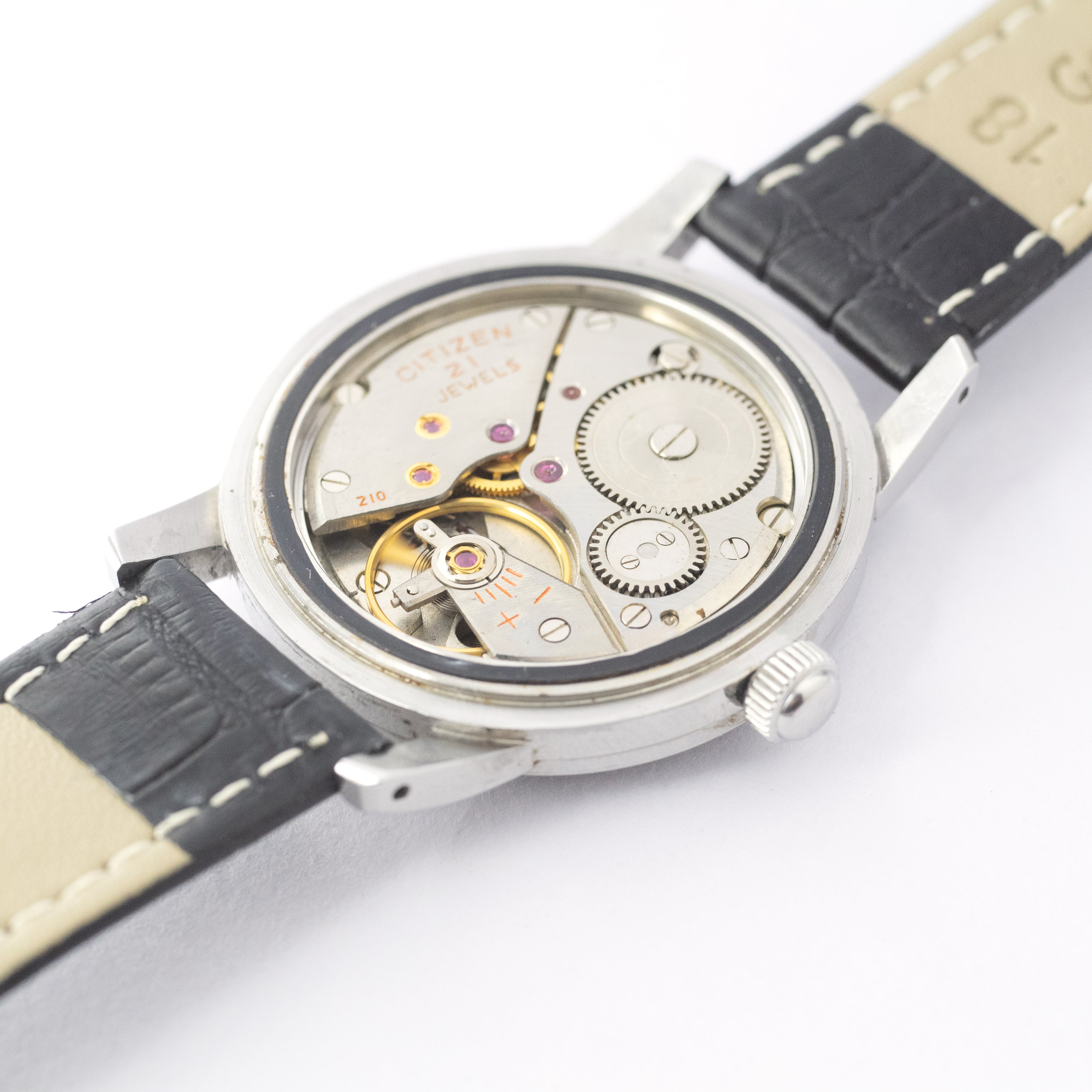 シチズン エース パラウォーター 1962年製 手巻き ブラックダイヤル