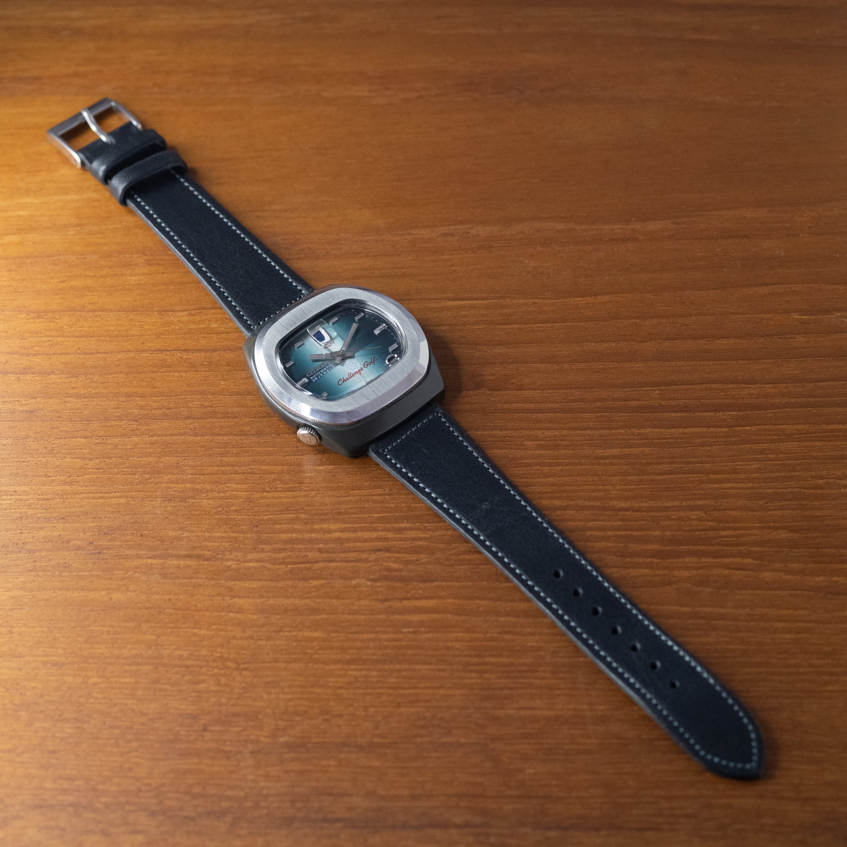 シチズン チャレンジゴルフ 1972年製 自動巻き 美品 ブラッキーケース