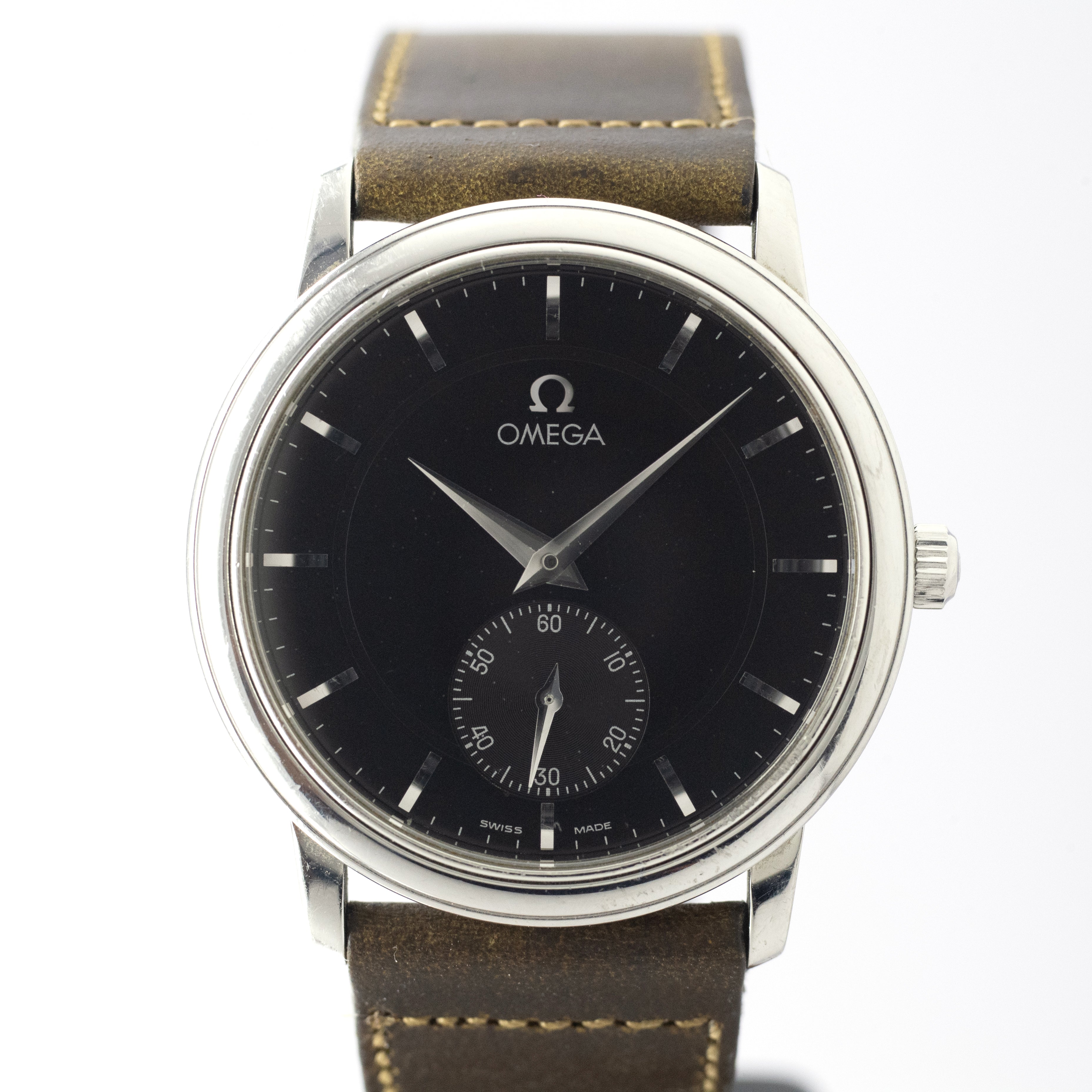 オメガ デ・ヴィル 1993年製 プレステージ 手巻き ブラックダイヤル