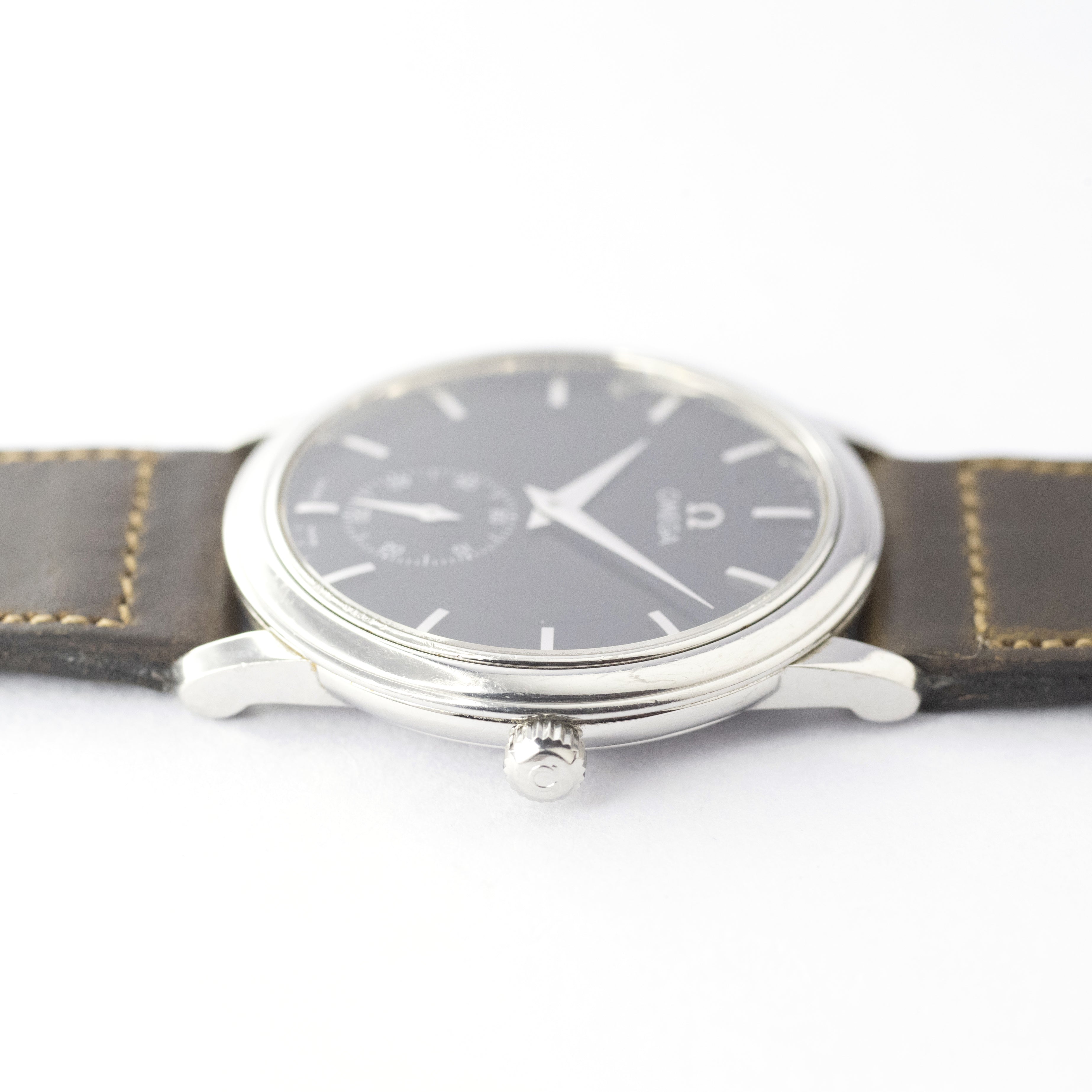 オメガ デ・ヴィル 1993年製 プレステージ 手巻き ブラックダイヤル