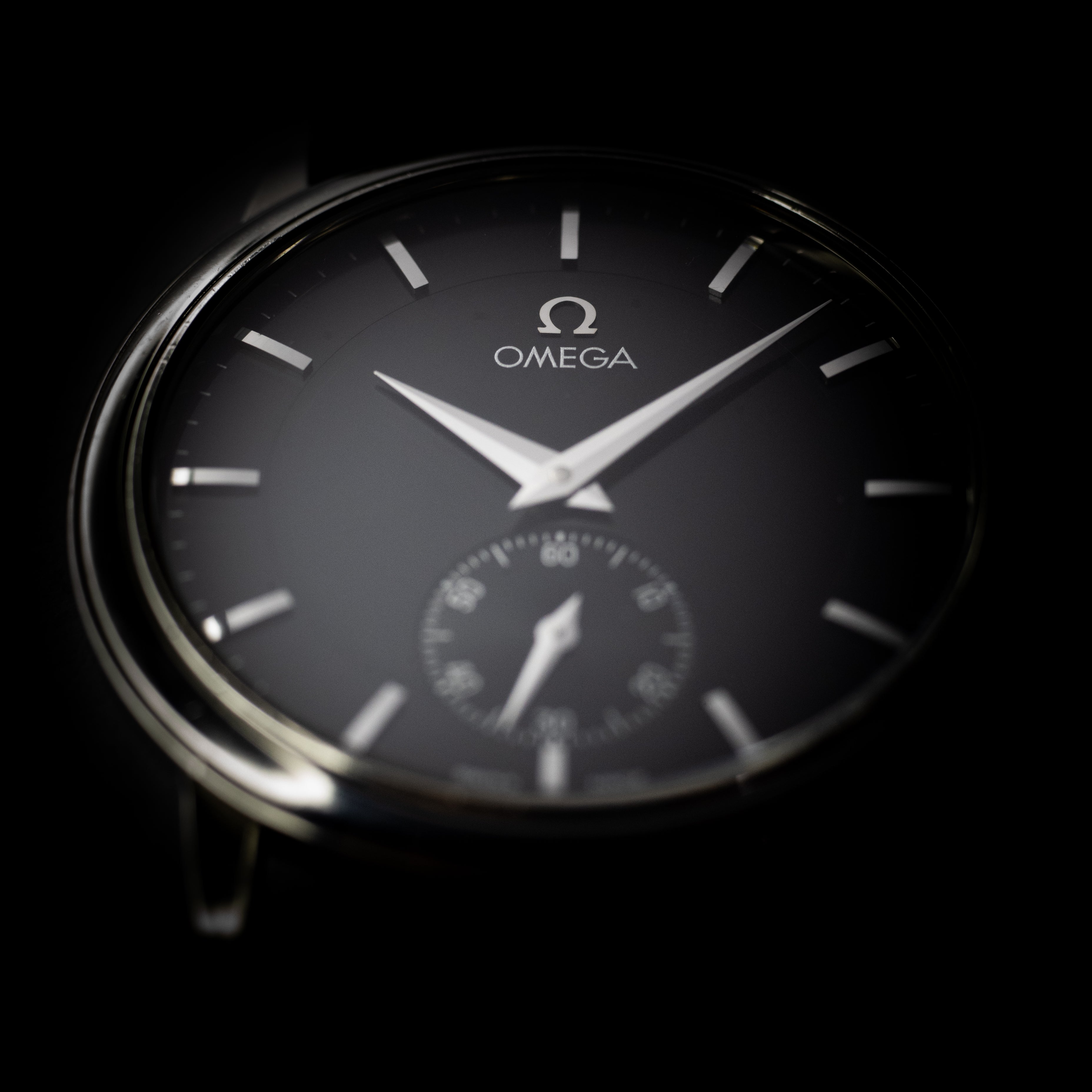 オメガ デ・ヴィル 1993年製 プレステージ 手巻き ブラックダイヤル