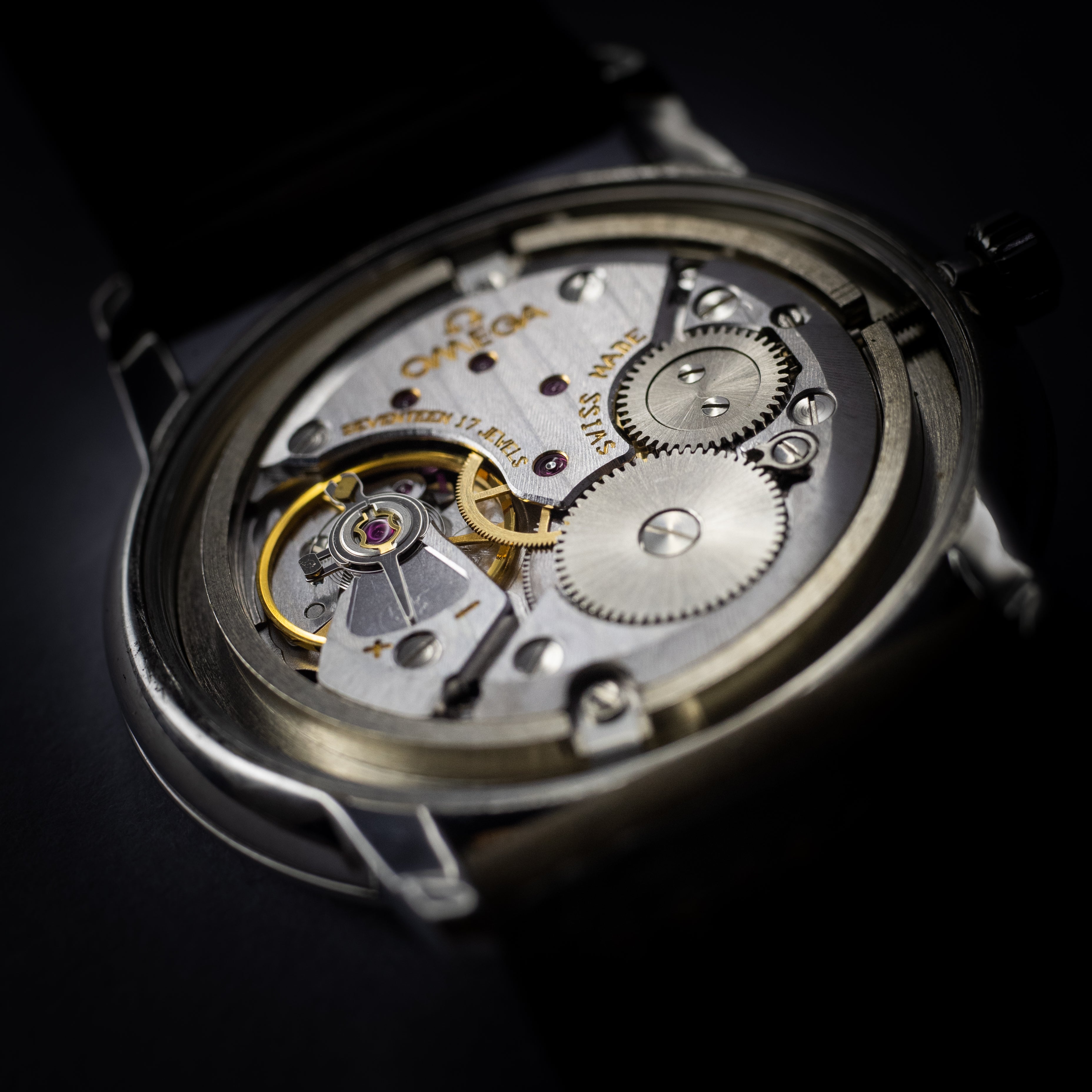 オメガ デ・ヴィル 1993年製 プレステージ 手巻き ブラックダイヤル