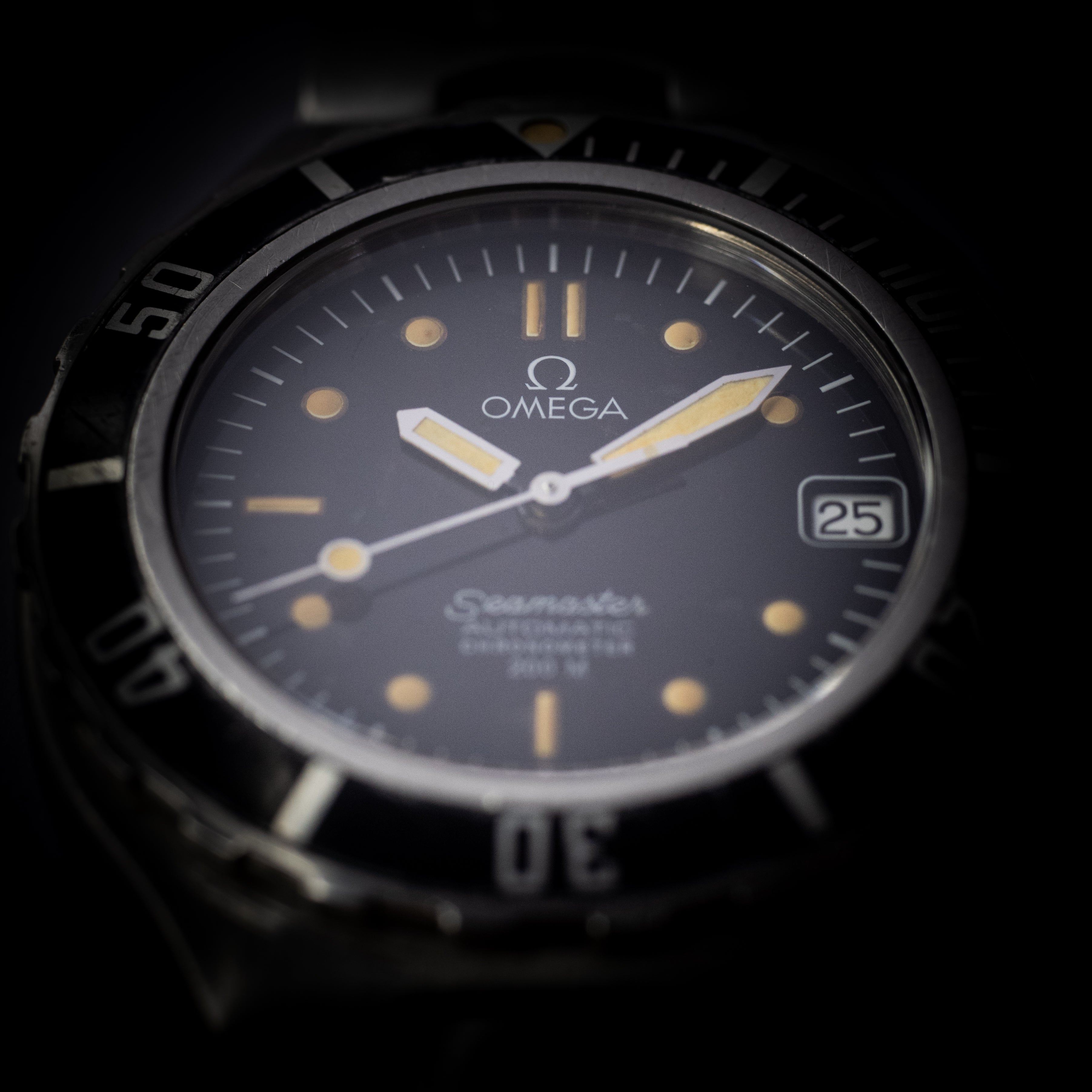 オメガ プレボンド 1988年製 シーマスター200m クロノメーター