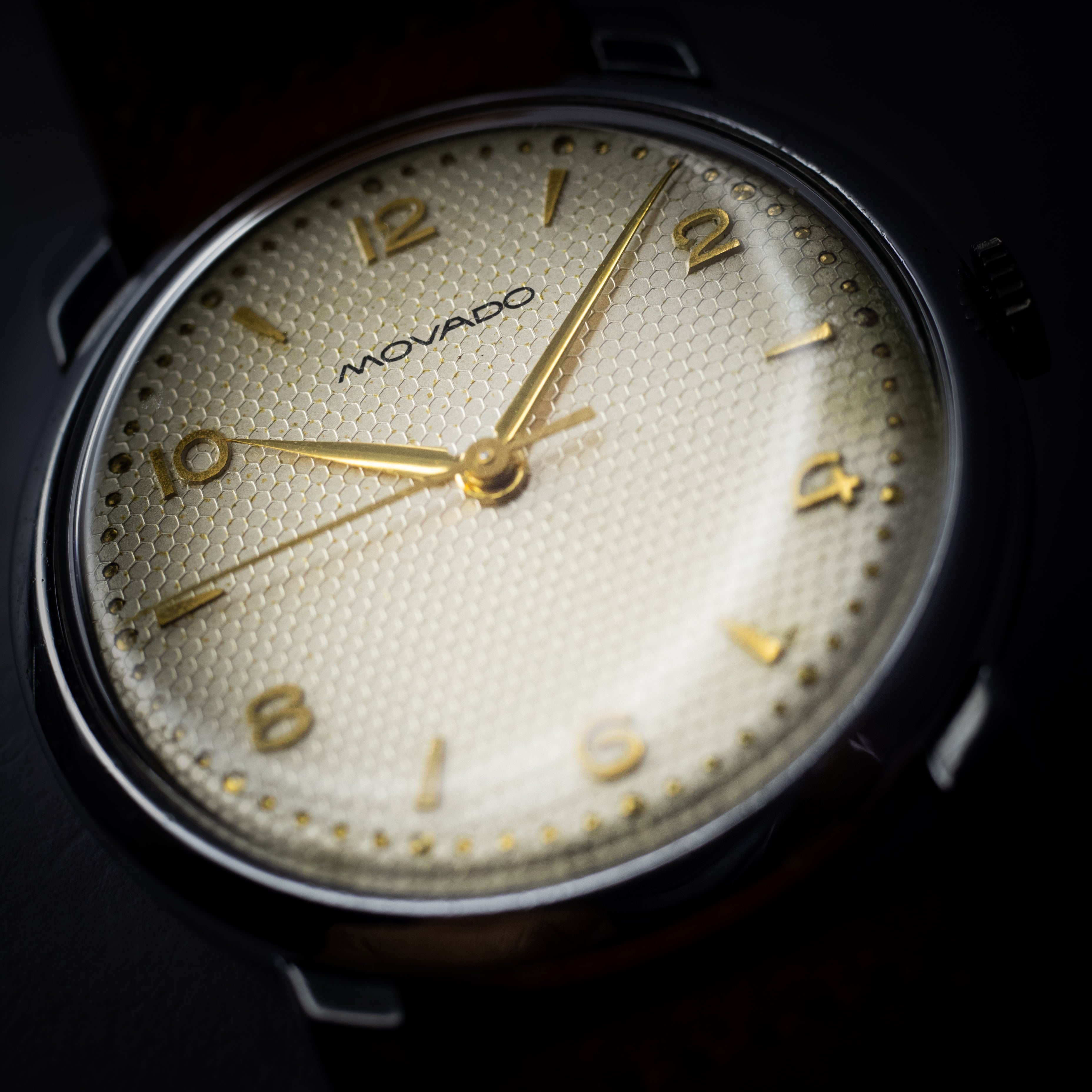 モバード ギョウシェダイヤル 1950年代 手巻き