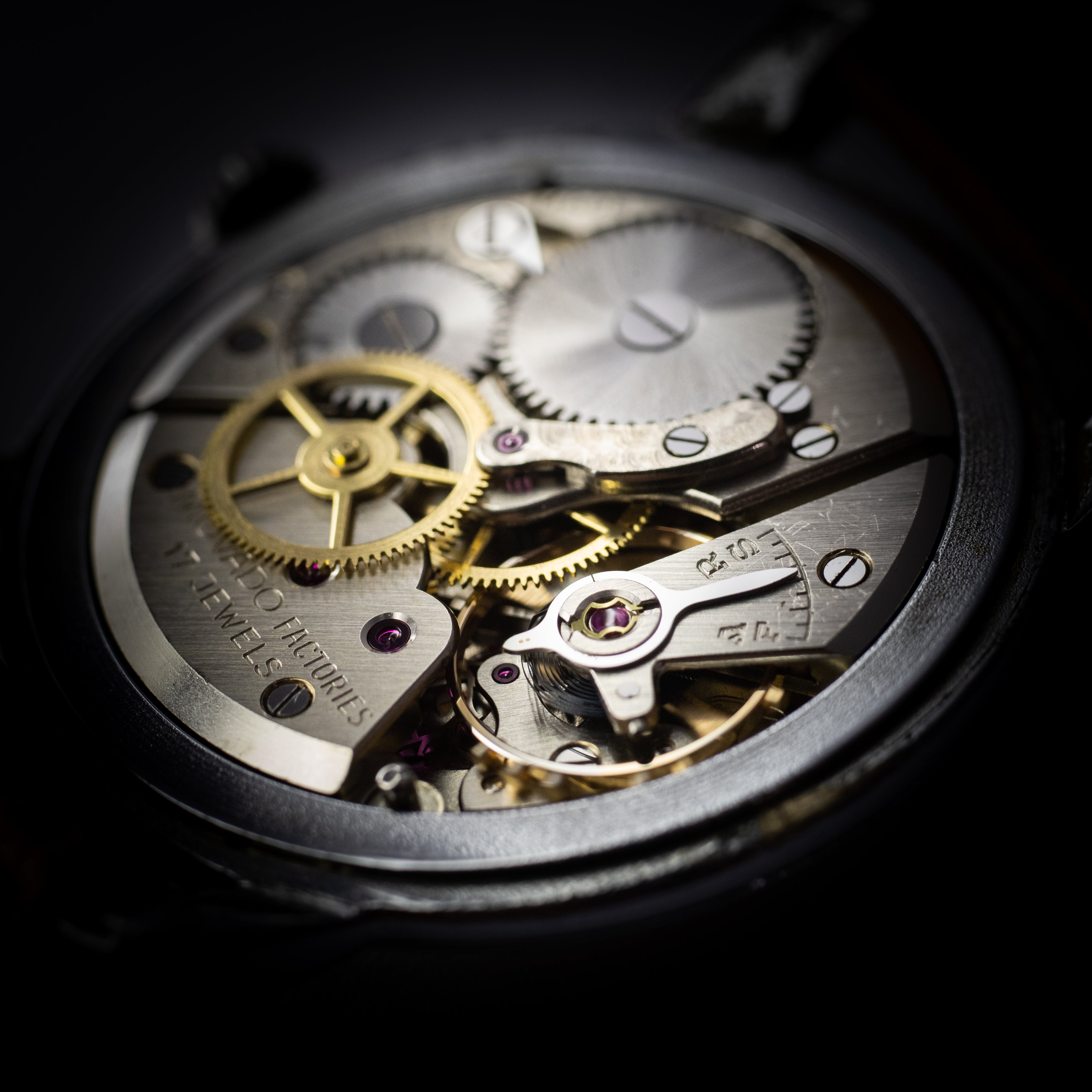 モバード ギョウシェダイヤル 1950年代 手巻き