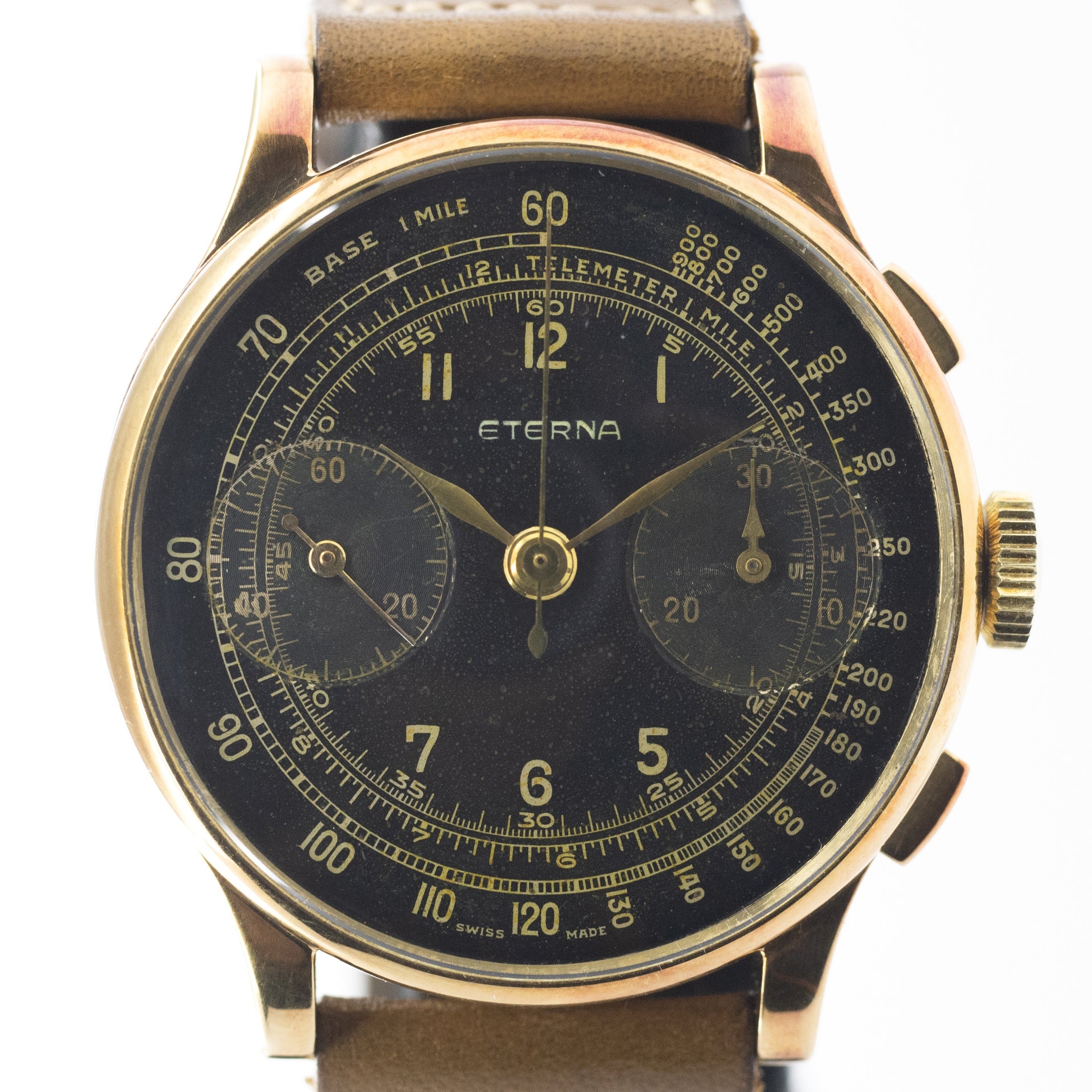 エテルナクロノグラフ バルジュー22 14金無垢 1940年代