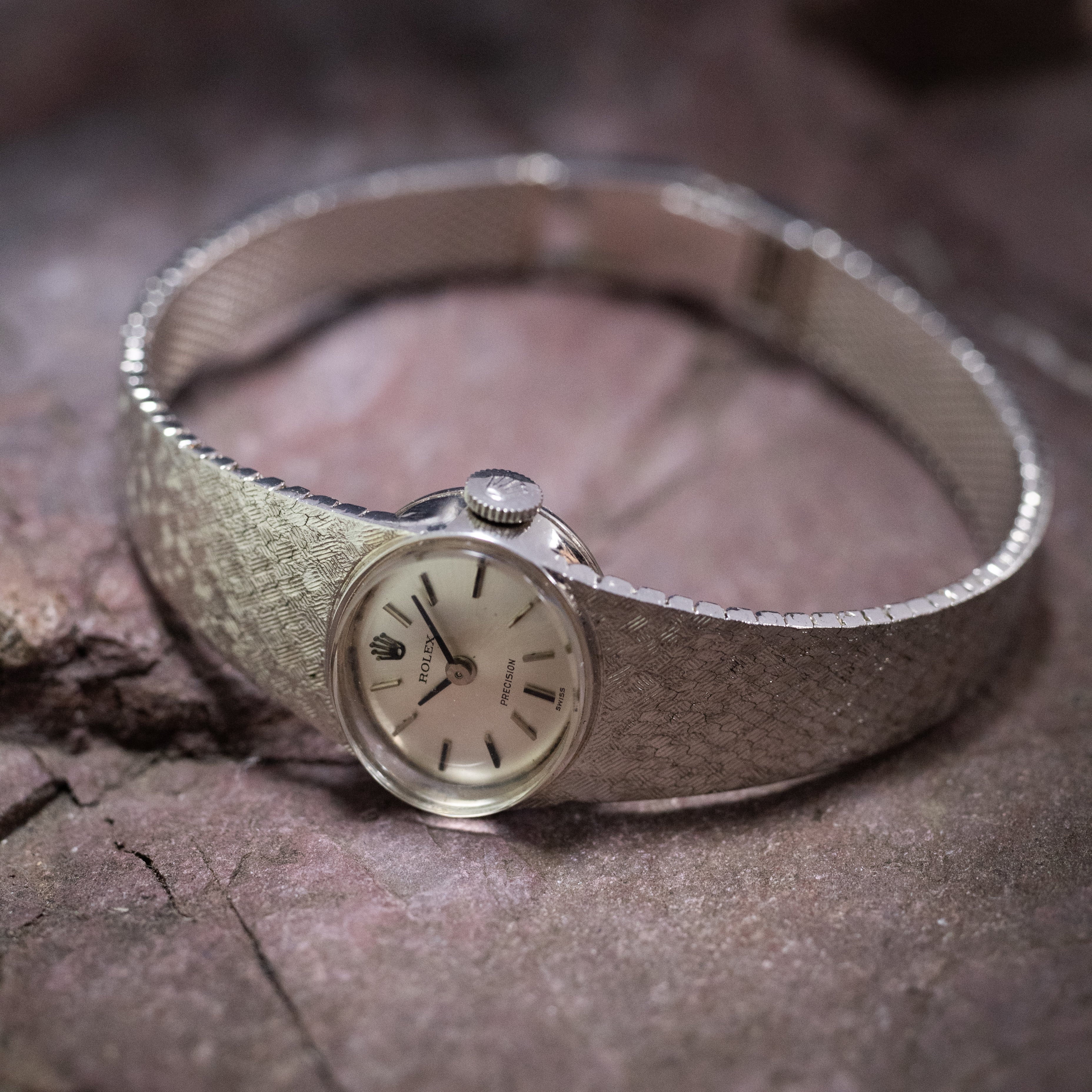 ロレックス 18金無垢ホワイトゴールド Ref.2635 18KWG レディース 1971年製