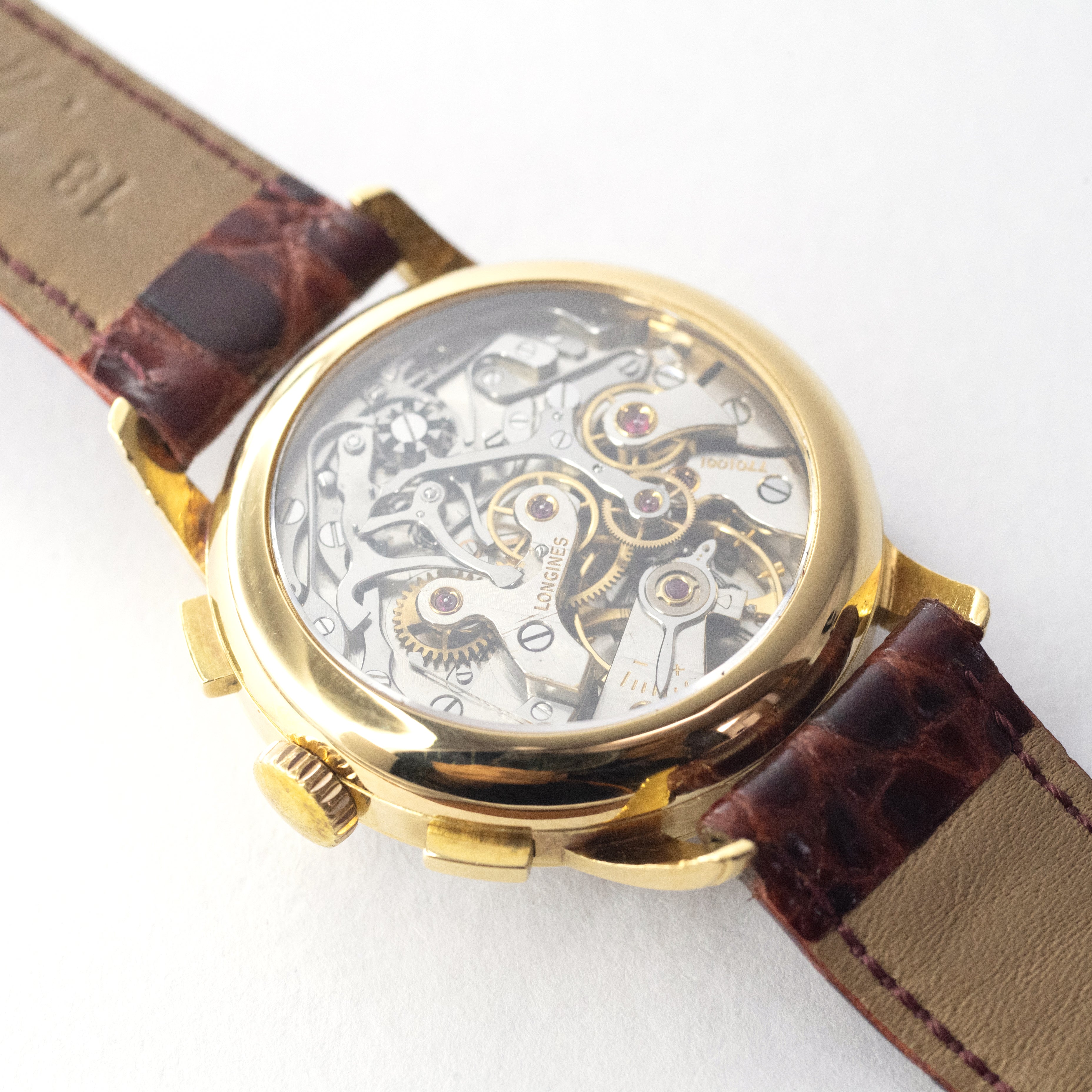 ロンジン 2レジスタークロノグラフ 金無垢 30CH 1940年代