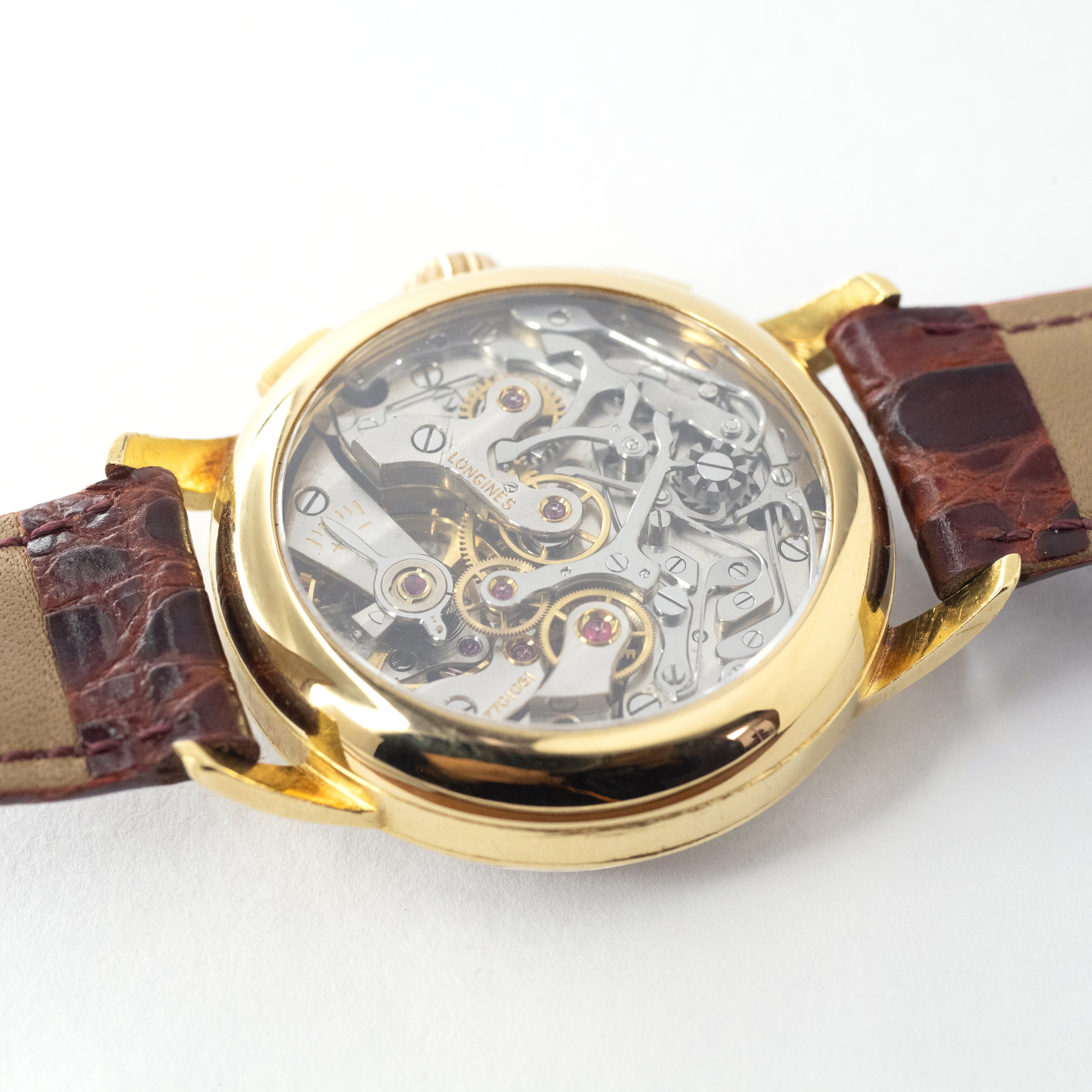 ロンジン 2レジスタークロノグラフ 金無垢 30CH 1940年代