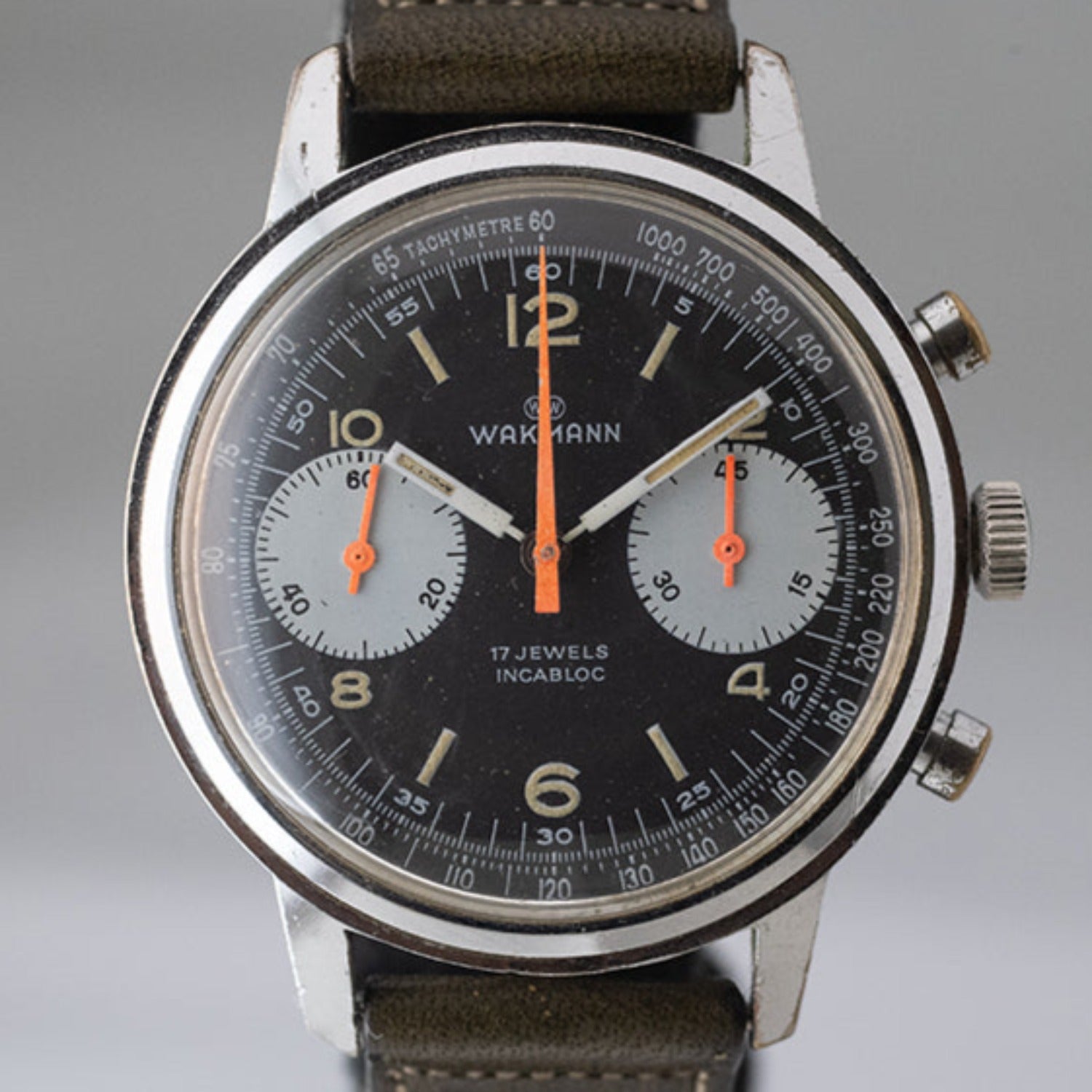 ワックマン 手巻き クロノグラフ 1970年代