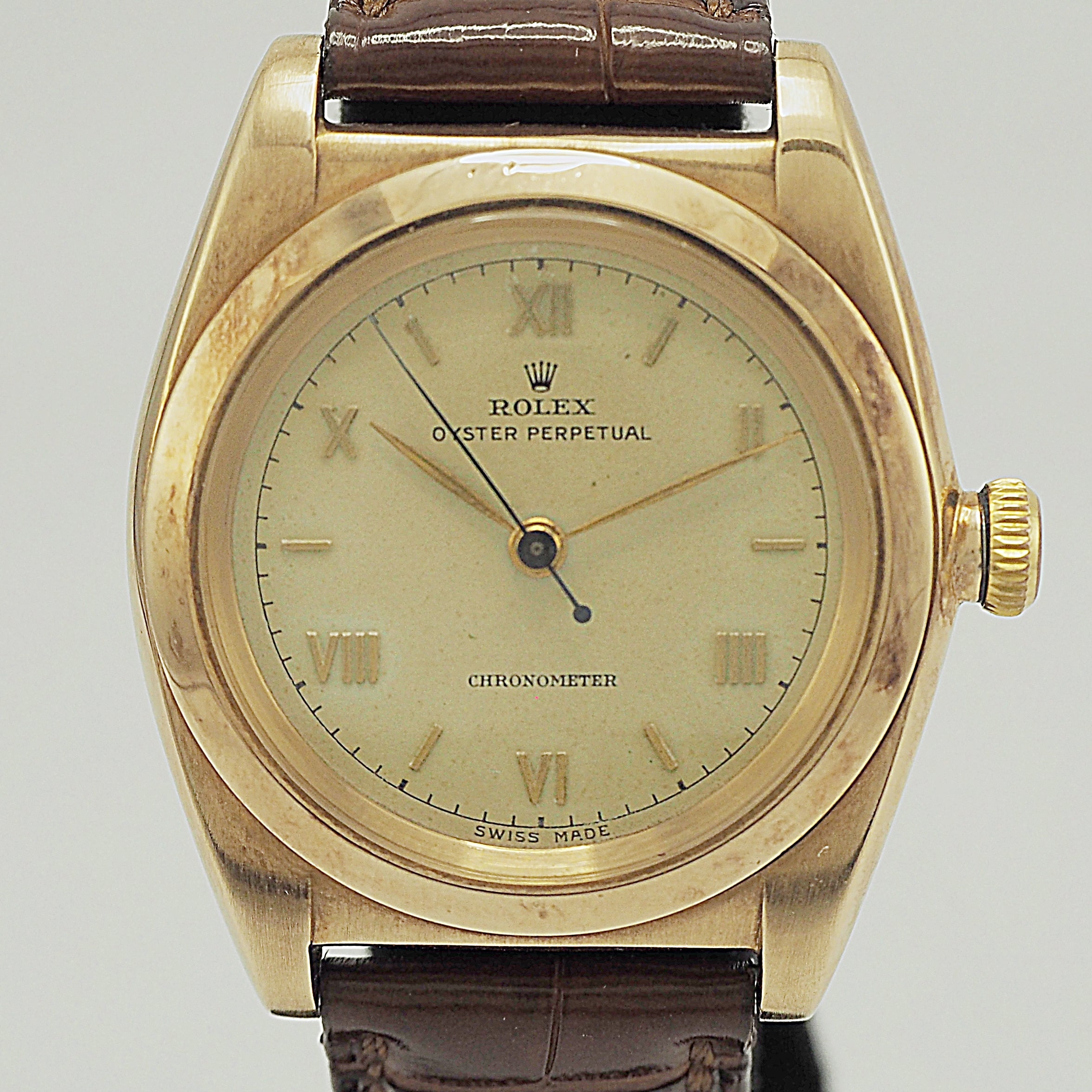 ロレックスバブルバック14KPG 1940年代