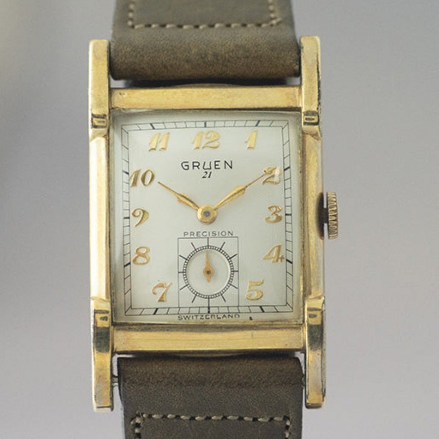 グリュエン 角金 手巻き 1950年代