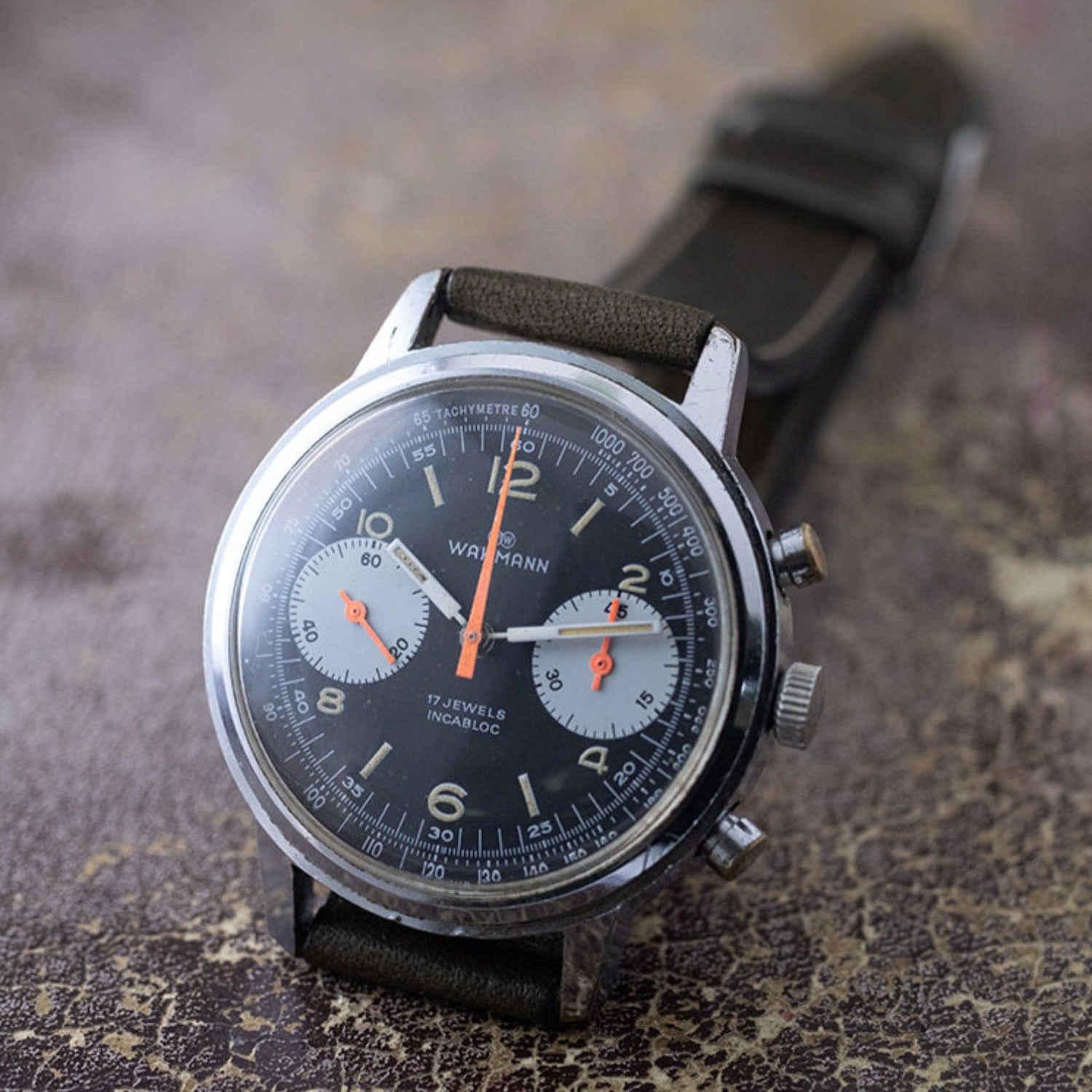 ワックマン 手巻き クロノグラフ 1970年代