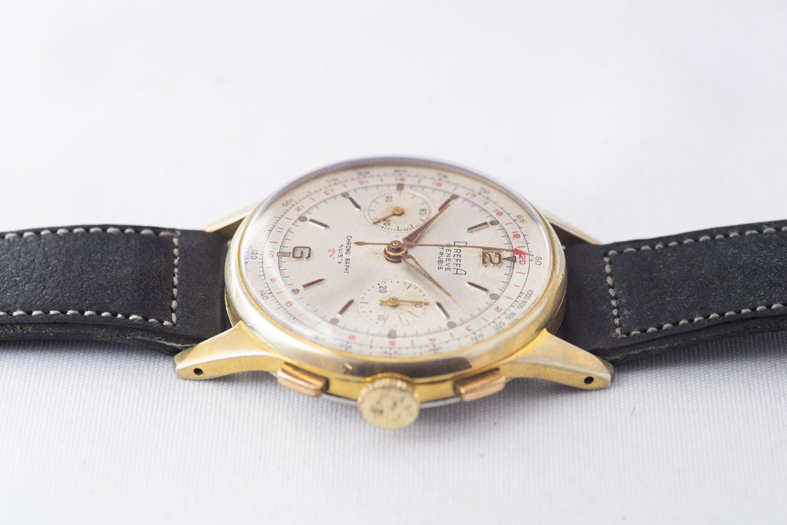 ドレッファ 手巻き クロノグラフバルジュー92 1940年代