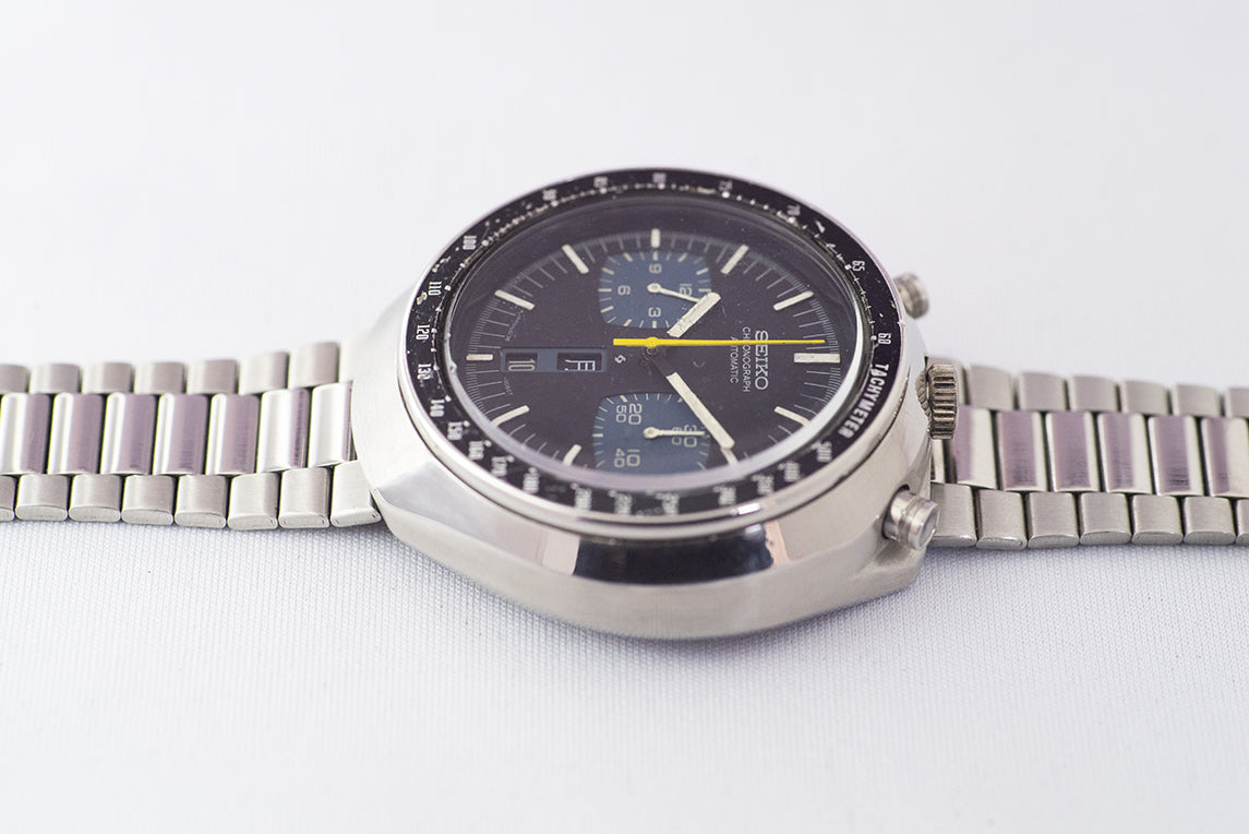 セイコークロノグラフ黒馬 1974年製