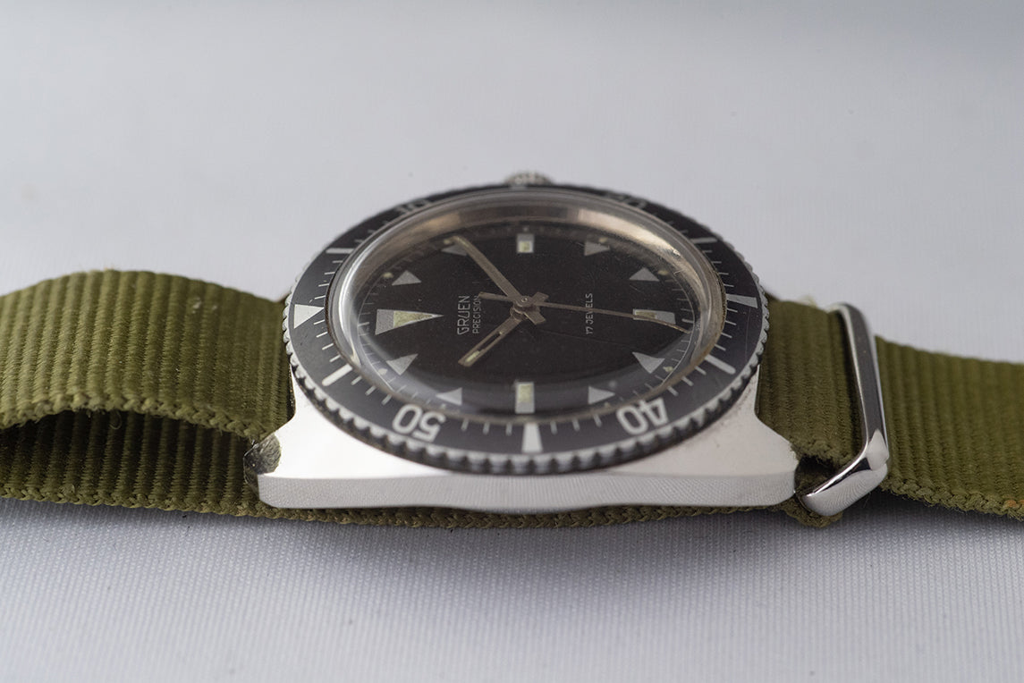 グリュエン手巻きダイバー 1960年代