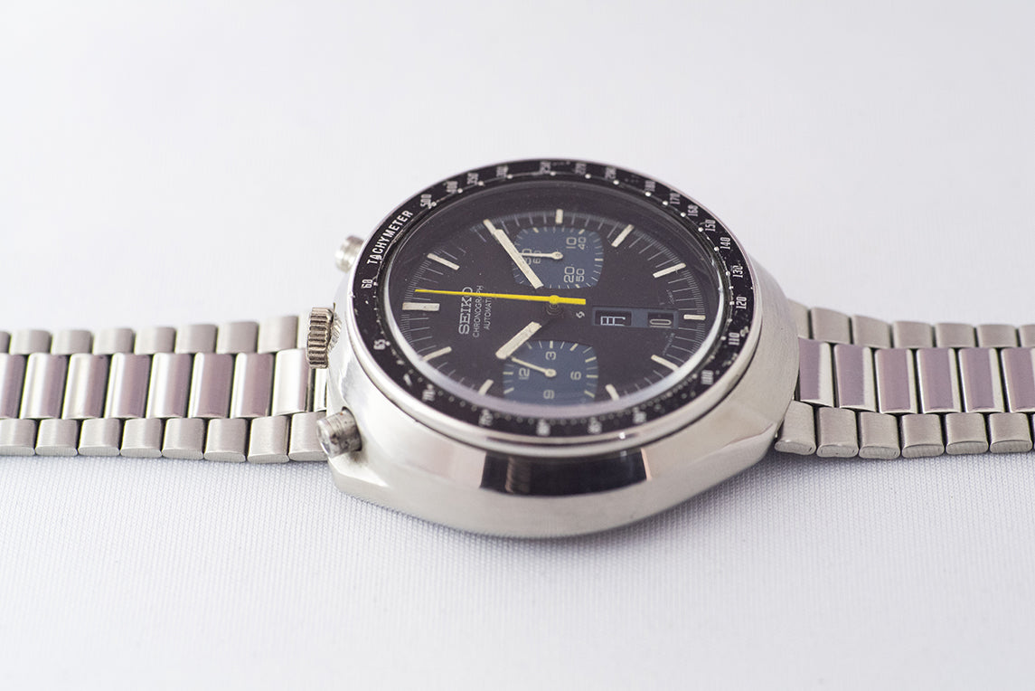 セイコークロノグラフ黒馬 1974年製