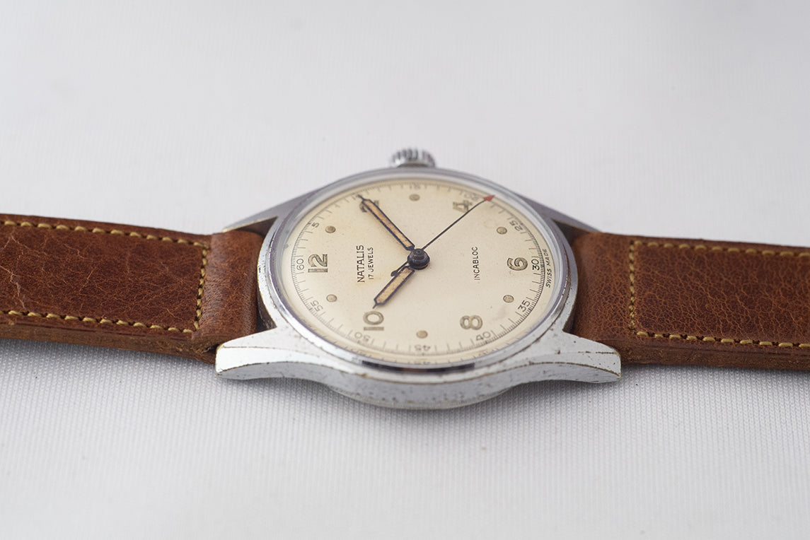 ナタリス 手巻き ラウンド 1940年代