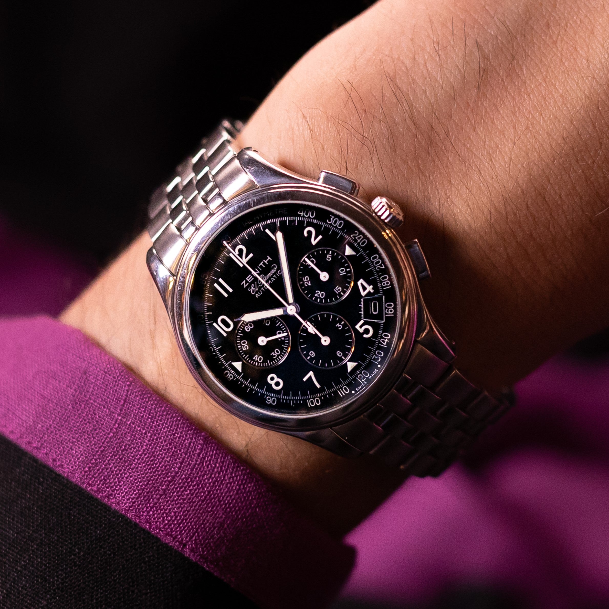 ゼニス クラス エルプリメロ Cal.400Z スケルトンバック 2000年代製