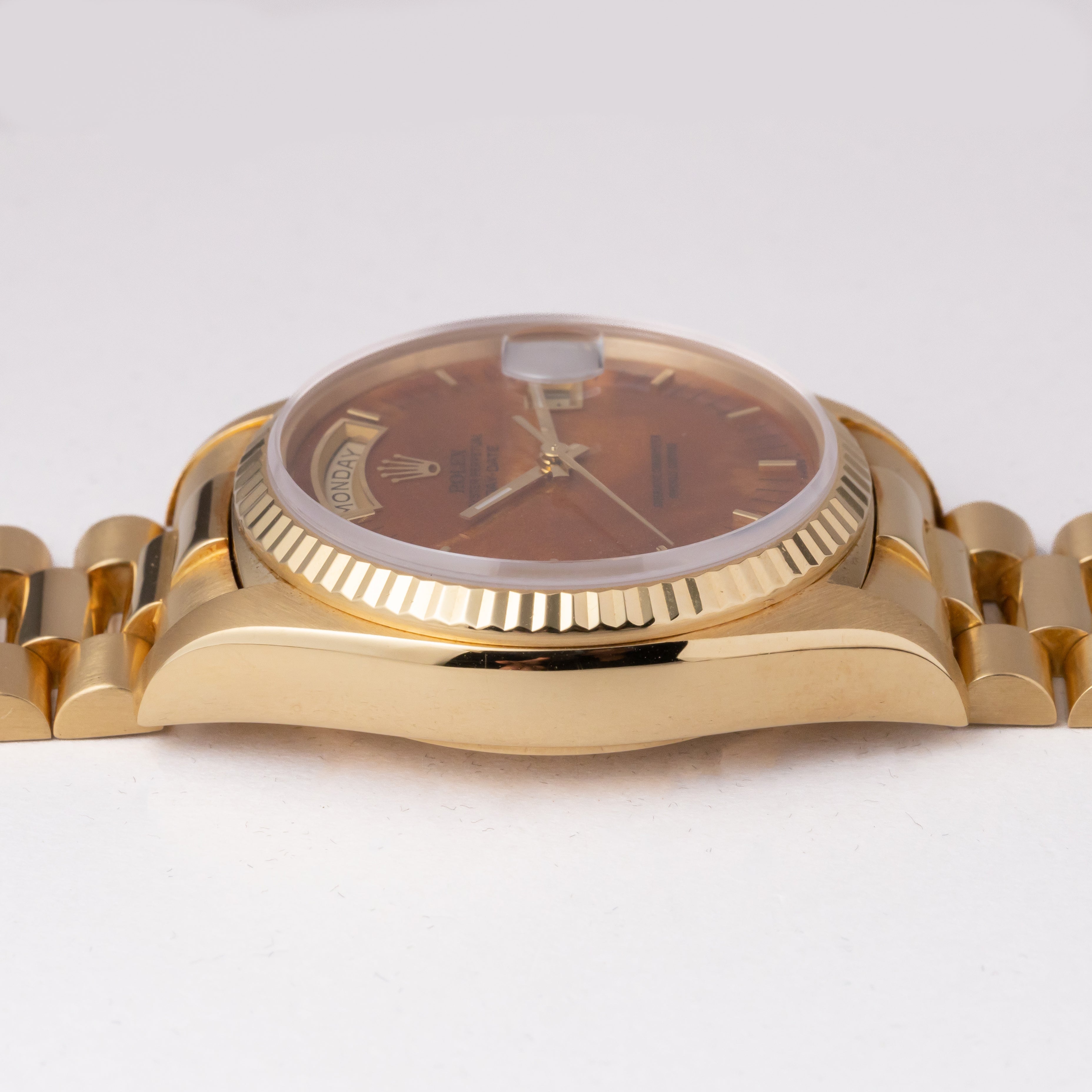 ロレックス 1978年製 デイデイト Ref.18038 マホガニーダイアル 18KYG
