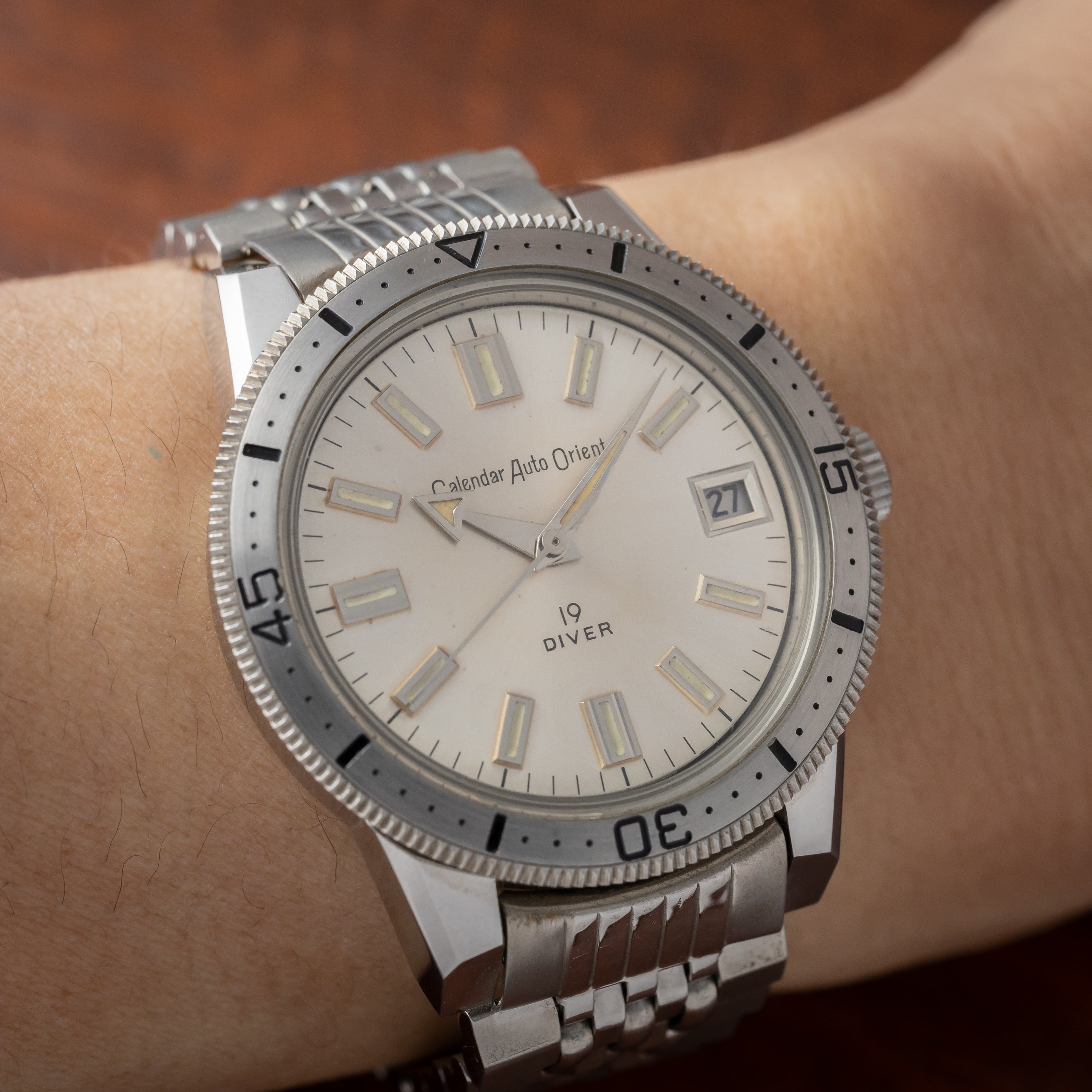 オリエント ダイバー 1960年製 N.O.S 箱付き 純正ステンレスブレス