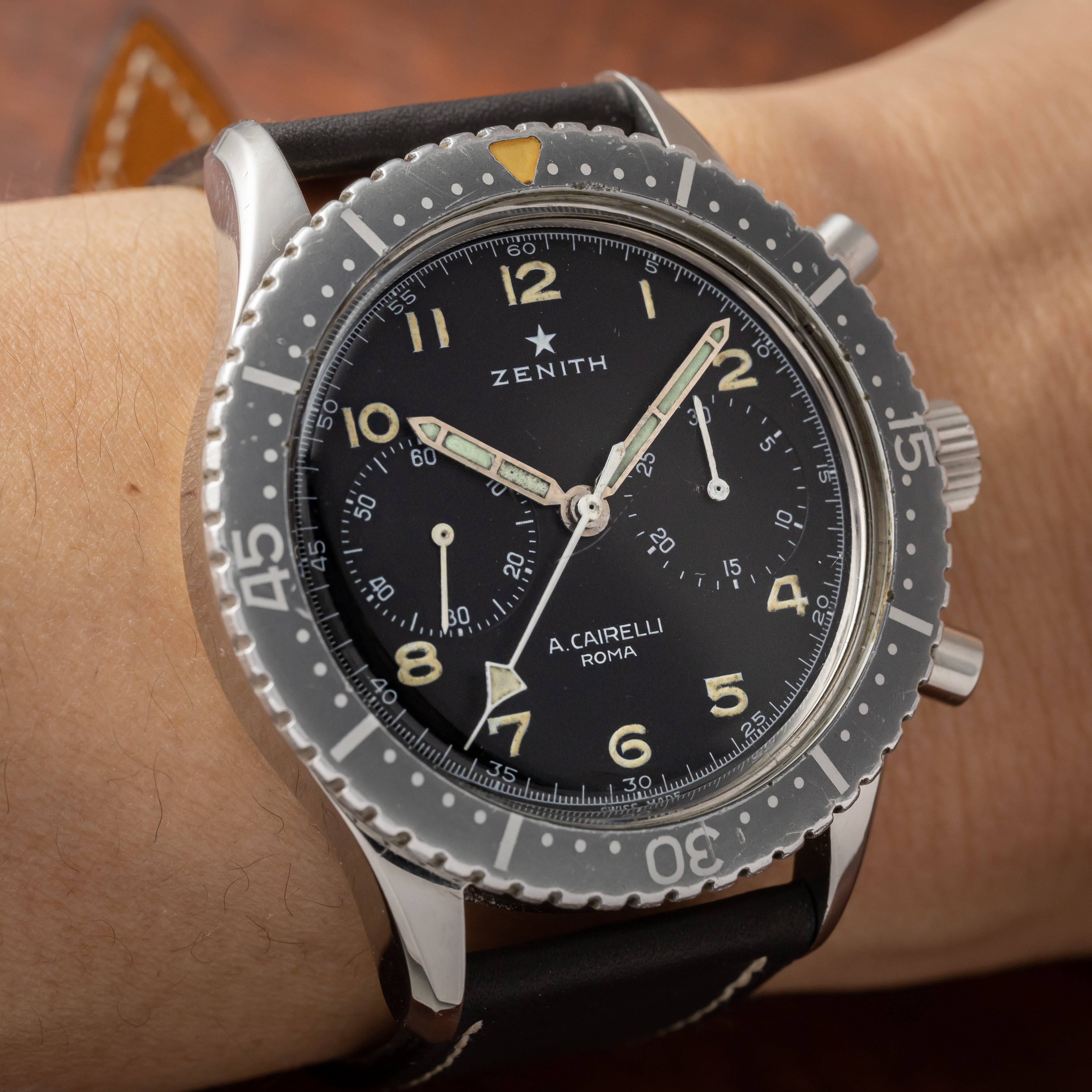 ゼニス 1960年代製 イタリア空軍 TIPO CP-2 クロノグラフ