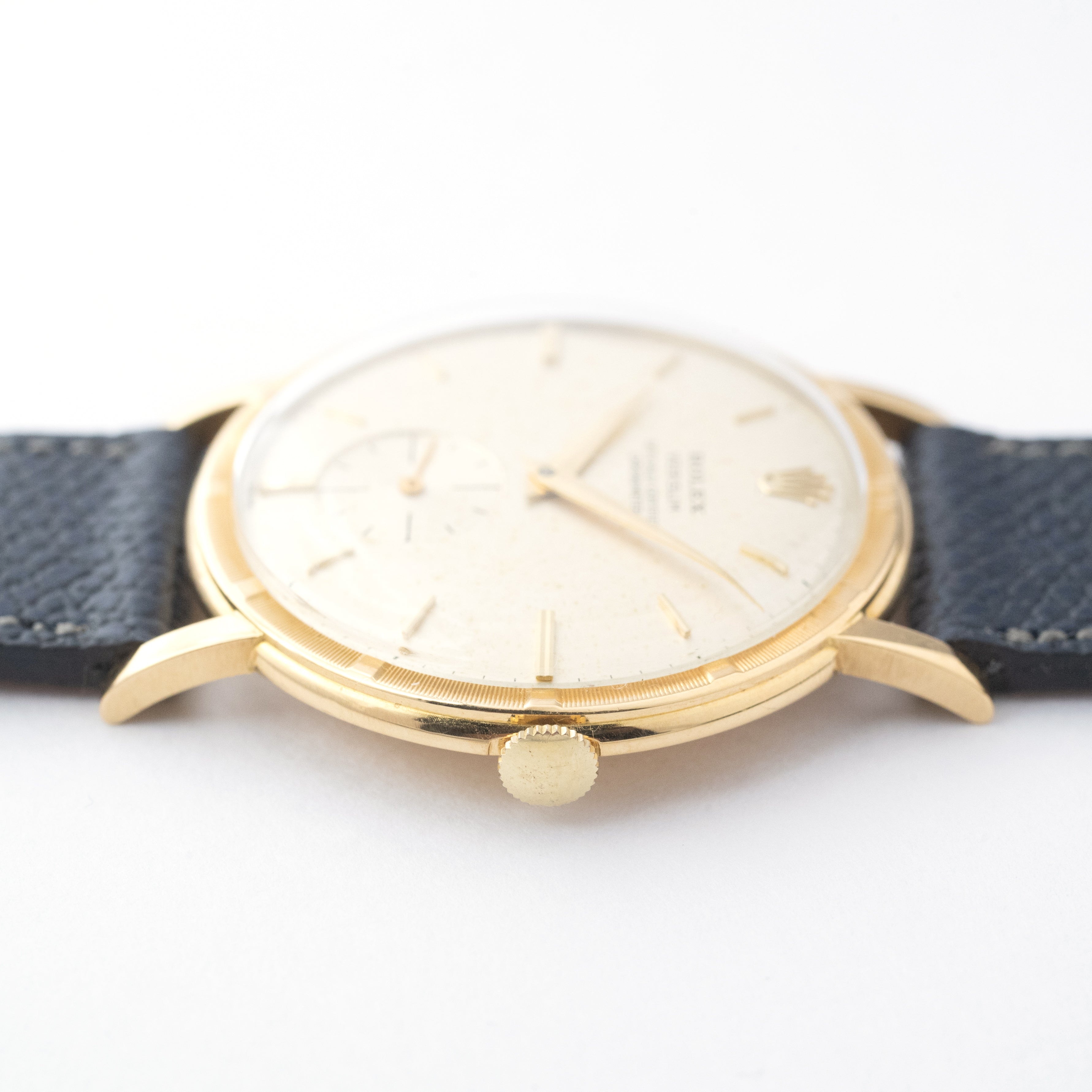 ロレックス 18金無垢VERISLIM 1960年代製 Ref.9164 王冠尾錠 クロノメーター