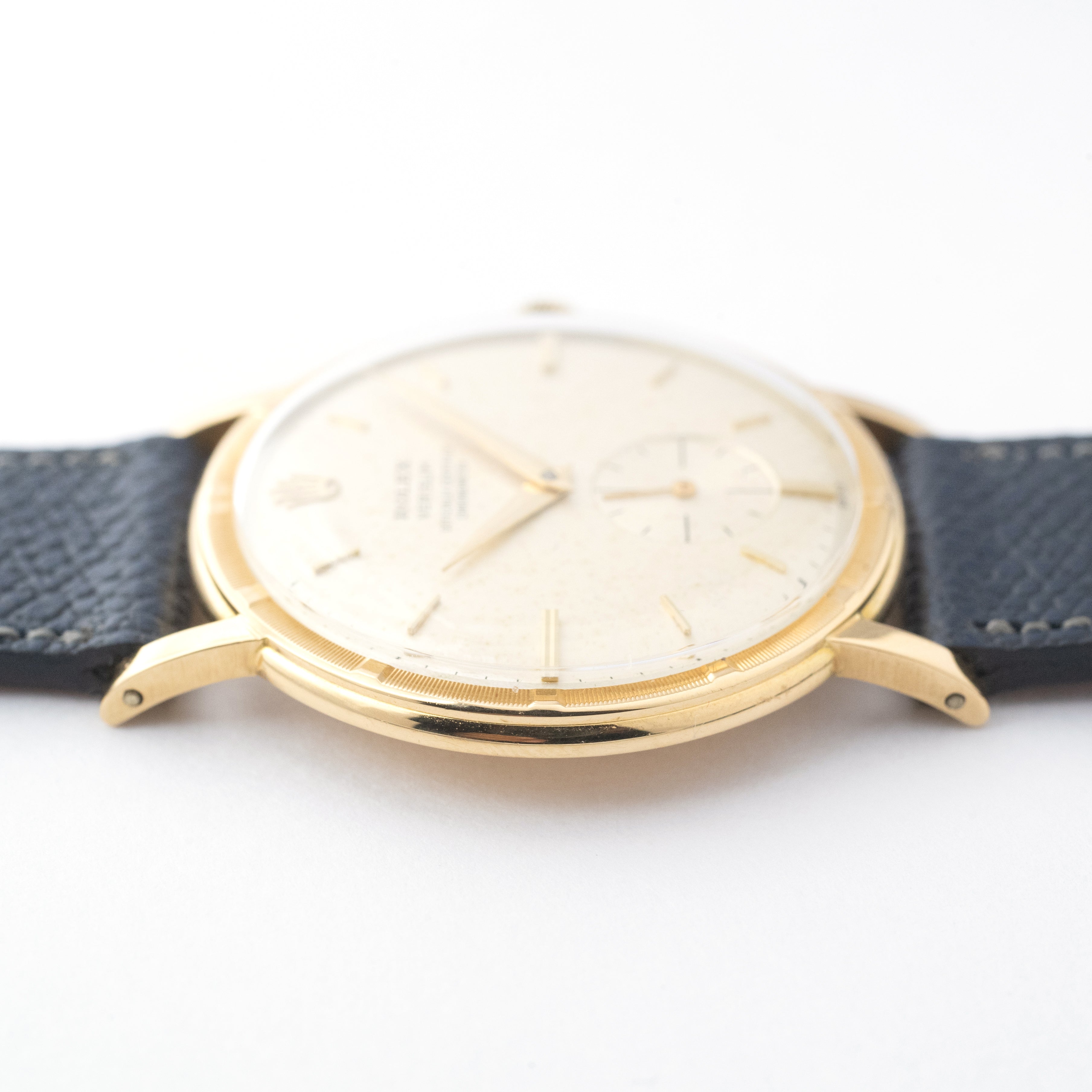 ロレックス 18金無垢VERISLIM 1960年代製 Ref.9164 王冠尾錠 クロノメーター