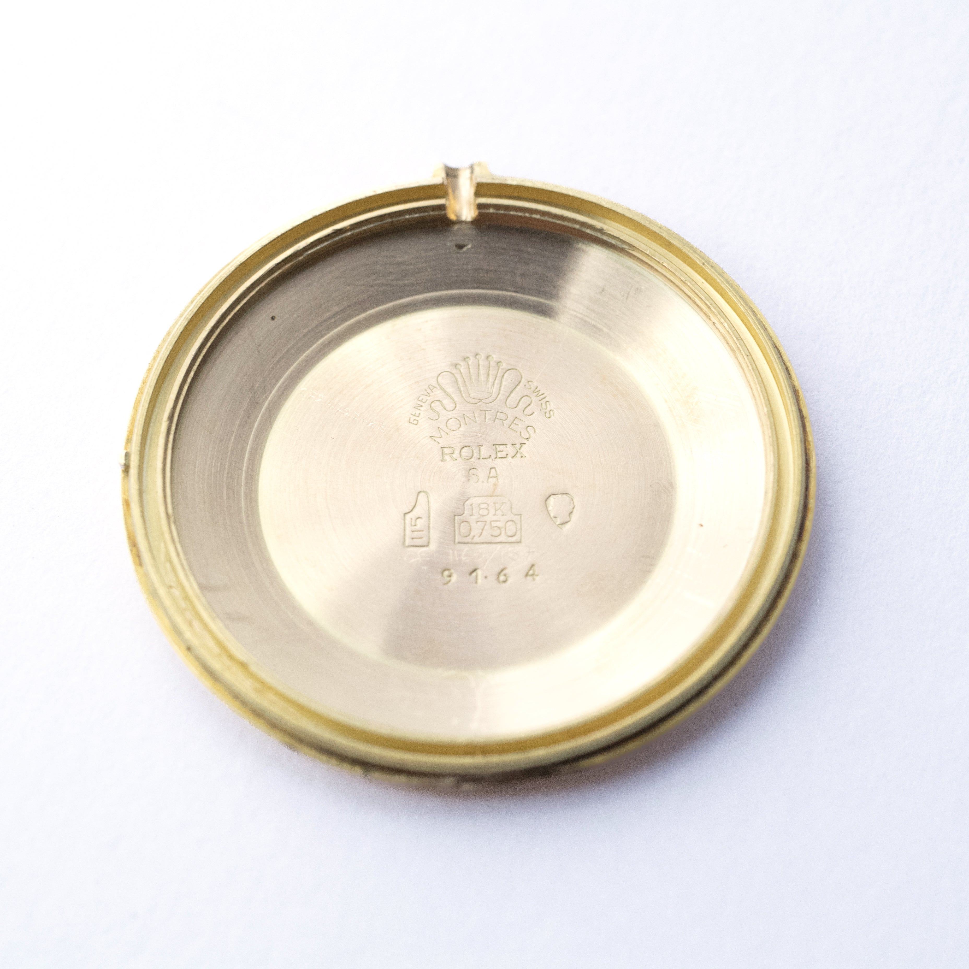 ロレックス 18金無垢VERISLIM 1960年代製 Ref.9164 王冠尾錠 クロノメーター