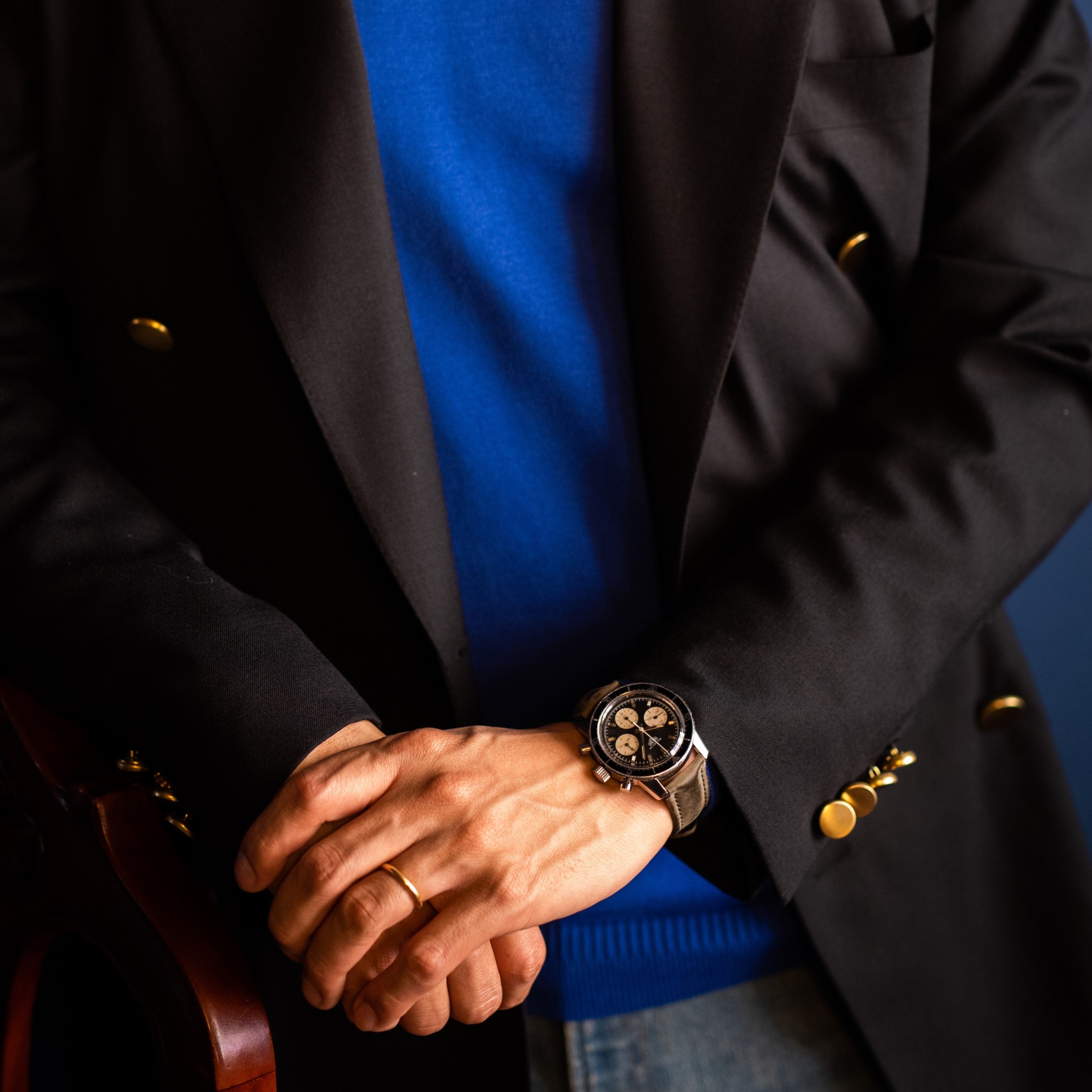 ホイヤー オータヴィア 3レジスター クロノグラフ 1960年代 バルジュー72