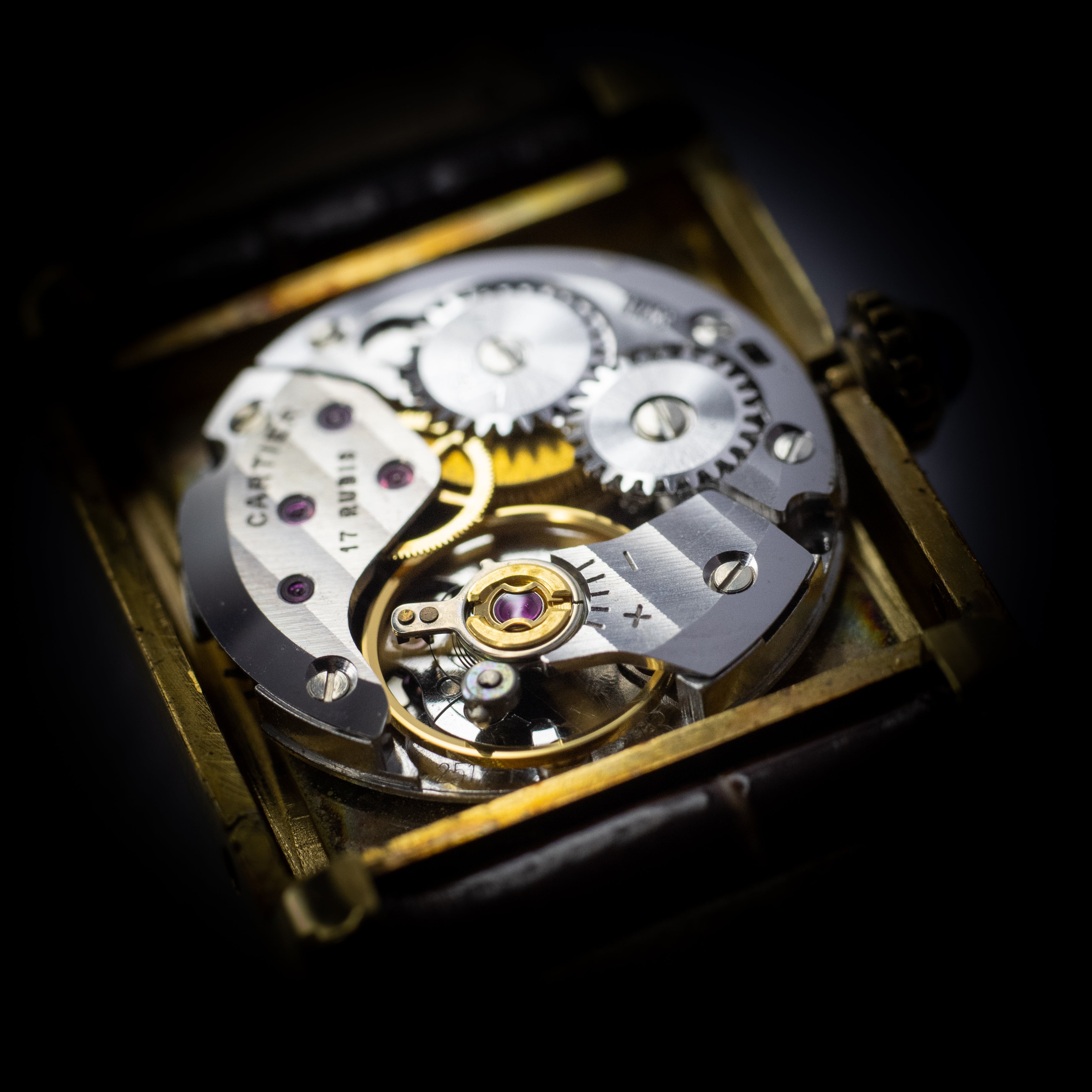 カルティエ マストタンク 1980年代 アイボリーローマン 尾錠付き