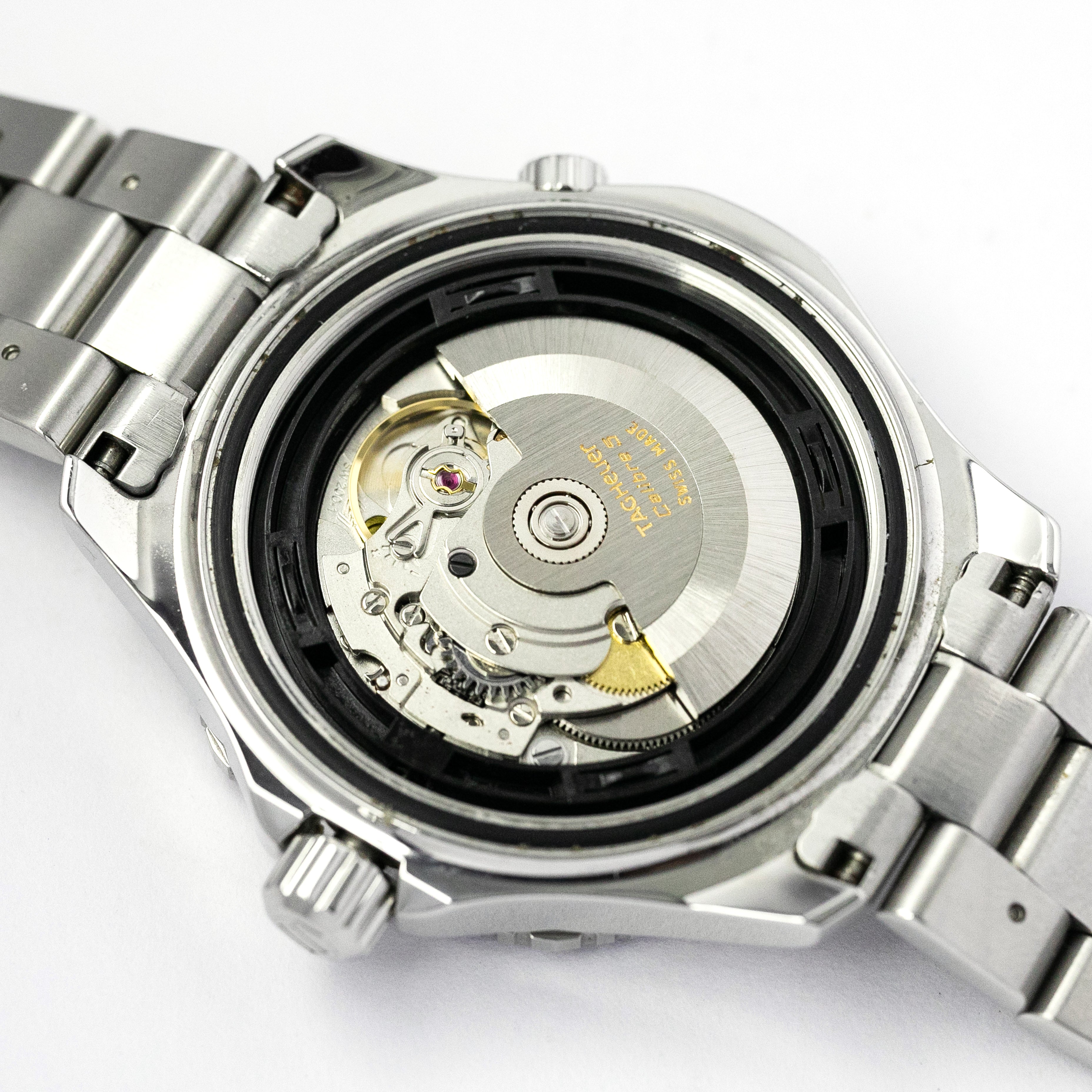 タグホイヤー アクアレーサー 自動巻き 2000年代 ブルーダイヤル