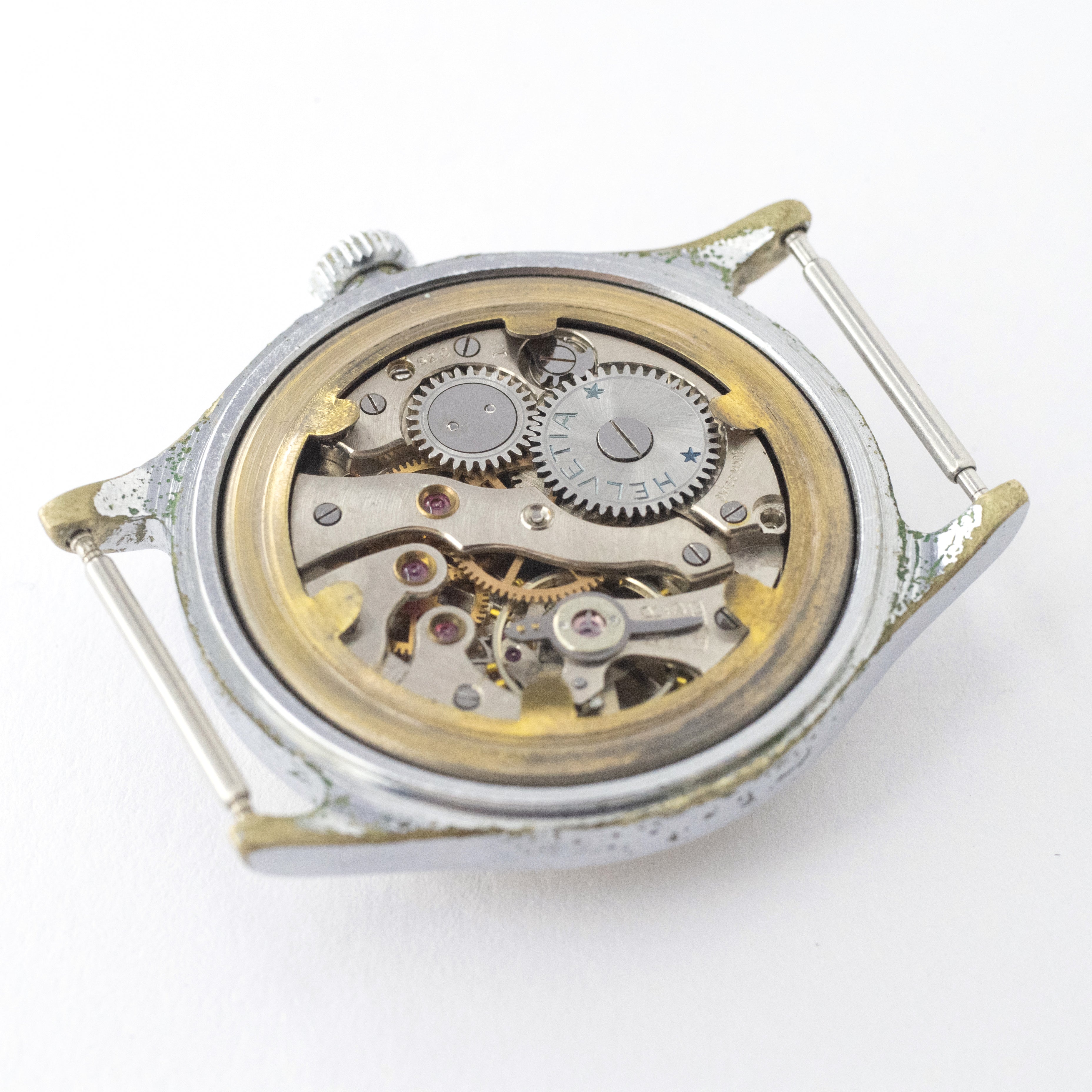 HELVETIA ドイツ陸軍用時計 1940年代 ミリタリーウオッチ