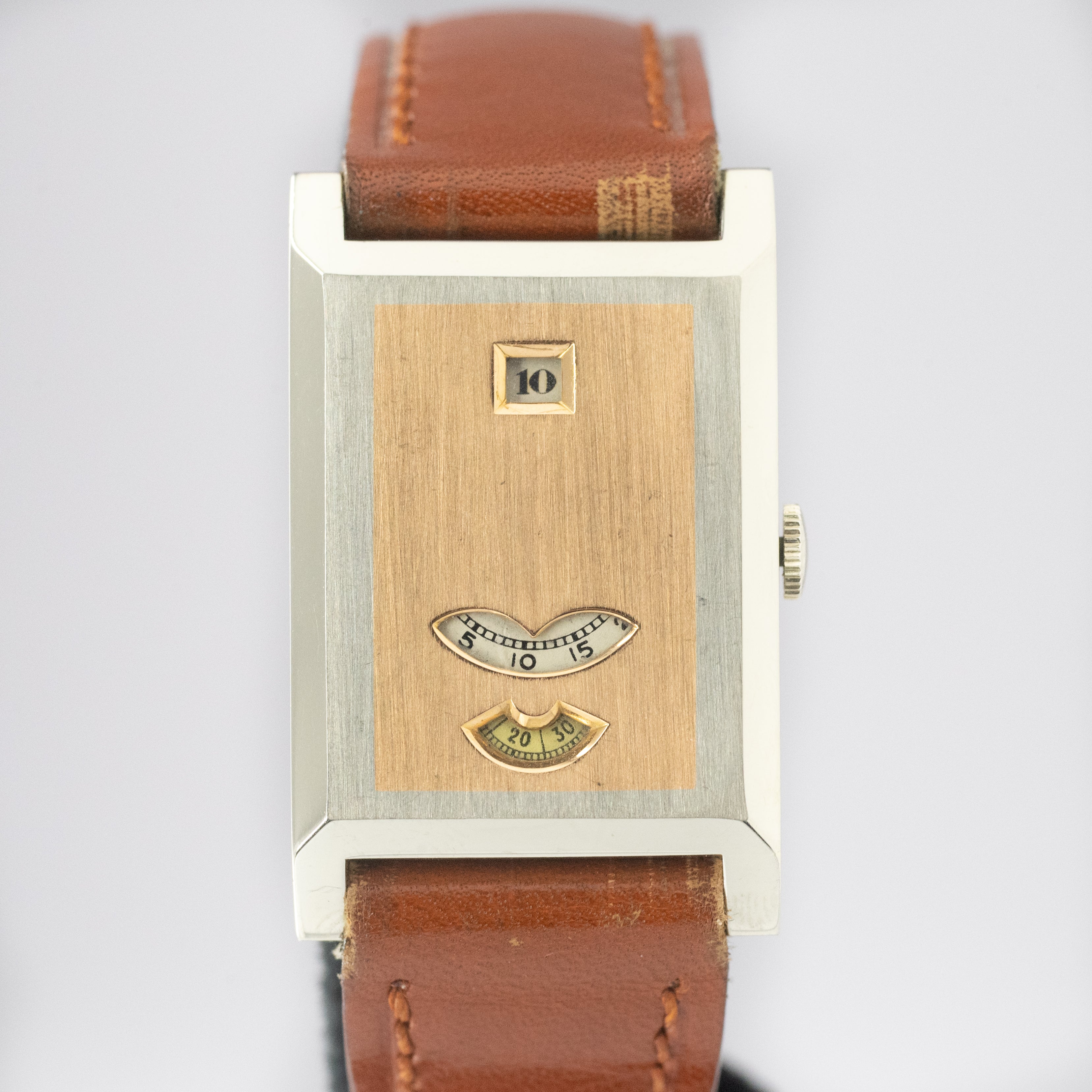 GUBELIN JUMP HOUR 18K 1920年代製