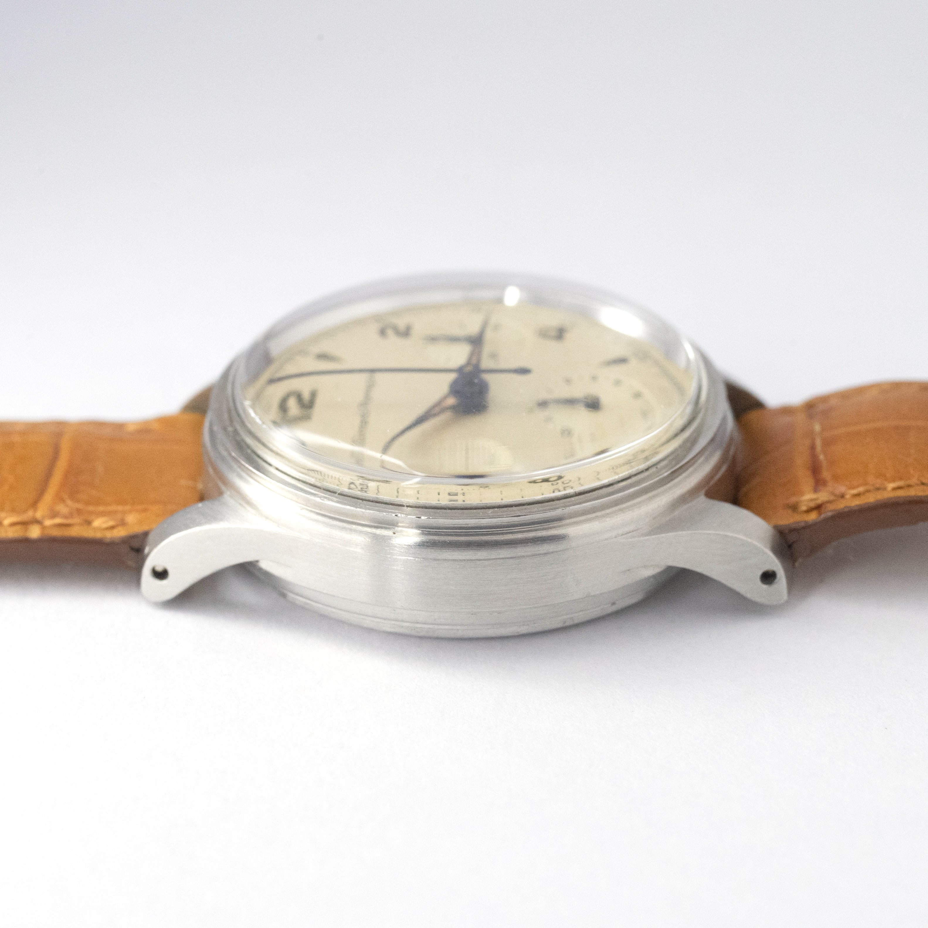 ジラールペルゴ 3レジクロノCal.バルジュー72 1950年代製