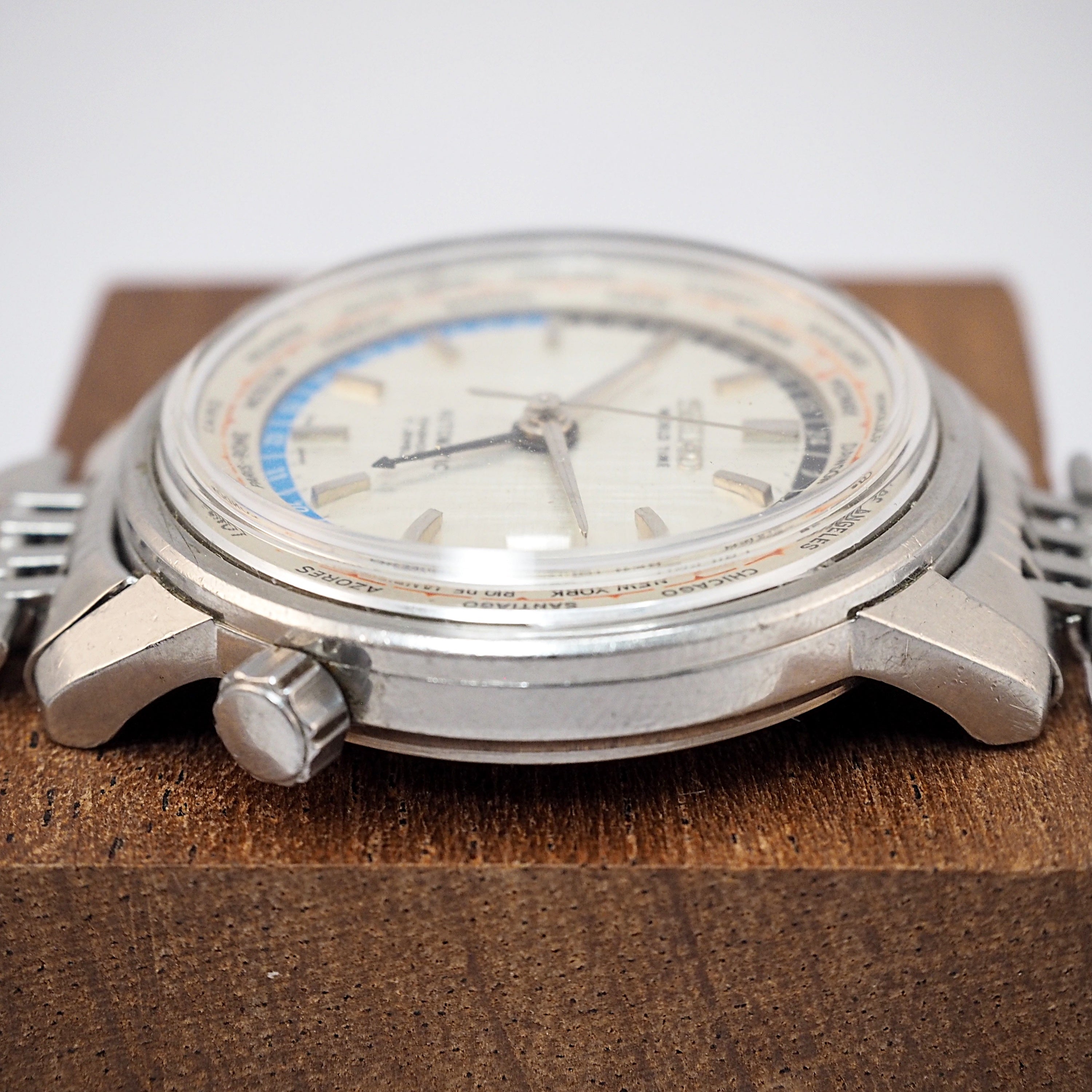 セイコー ワールドタイム1st聖火マーク 1964年製