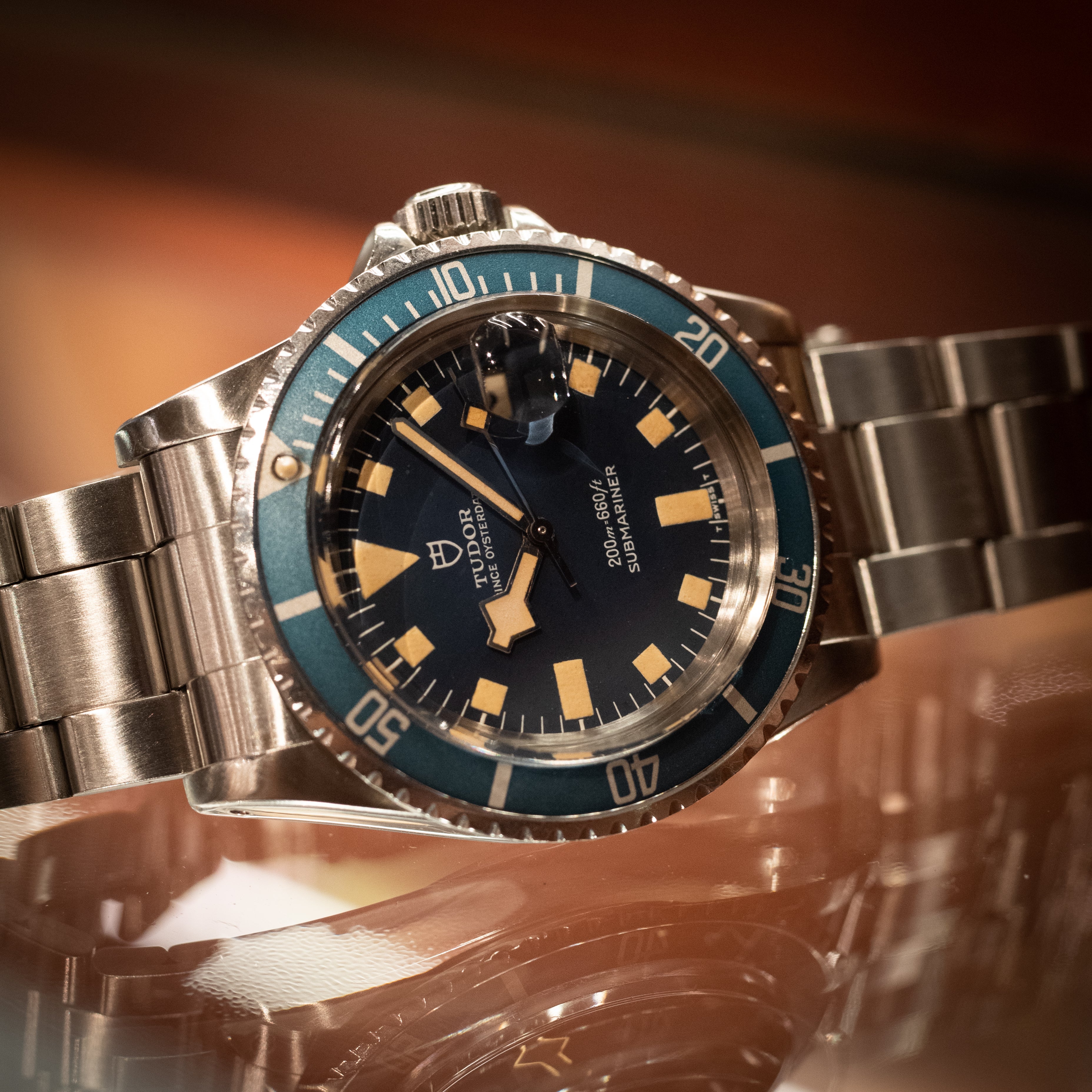 TUDOR サブマリーナー 1977年製 イカサブ スノーフレーク ブルーダイヤル