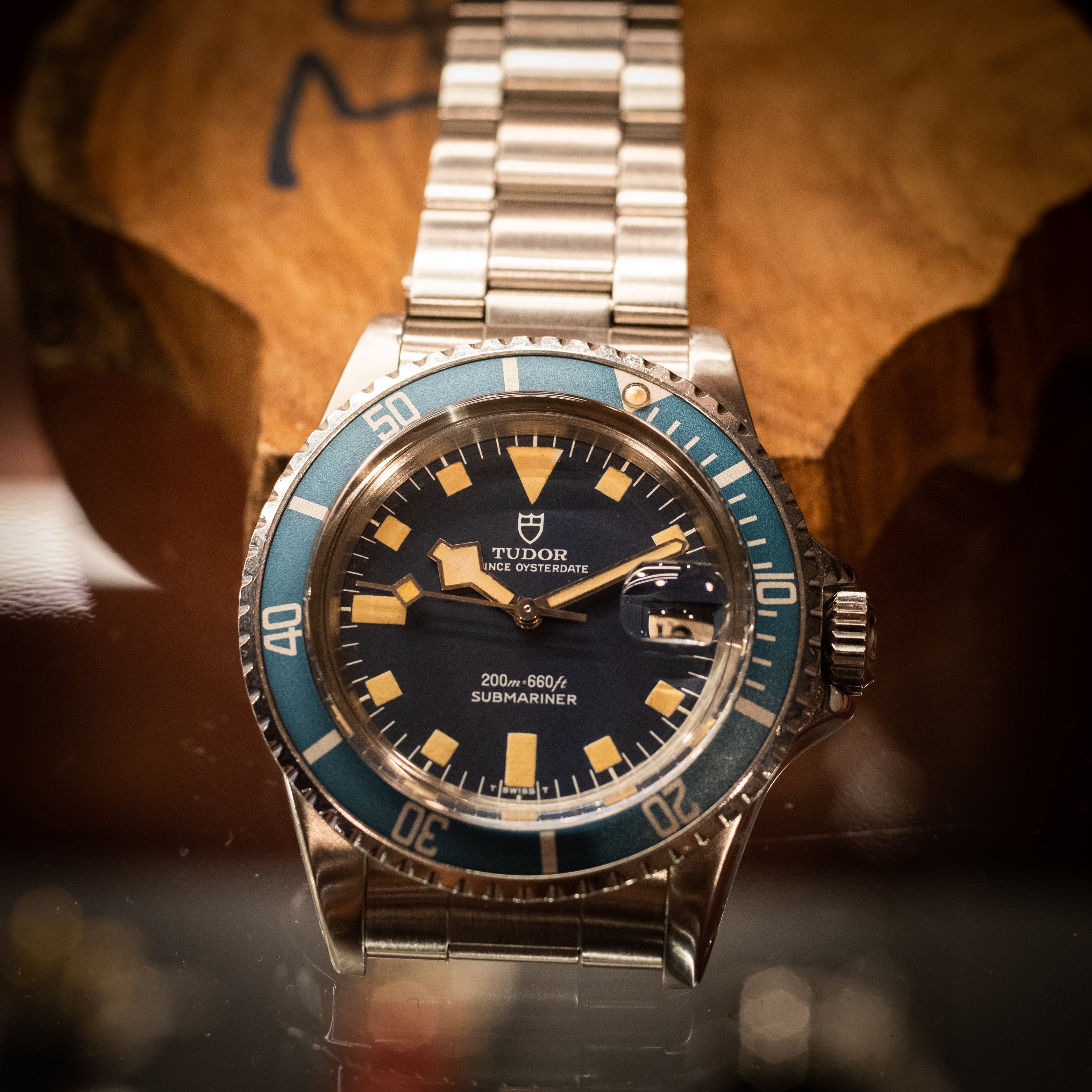 TUDOR サブマリーナー 1977年製 イカサブ スノーフレーク ブルーダイヤル