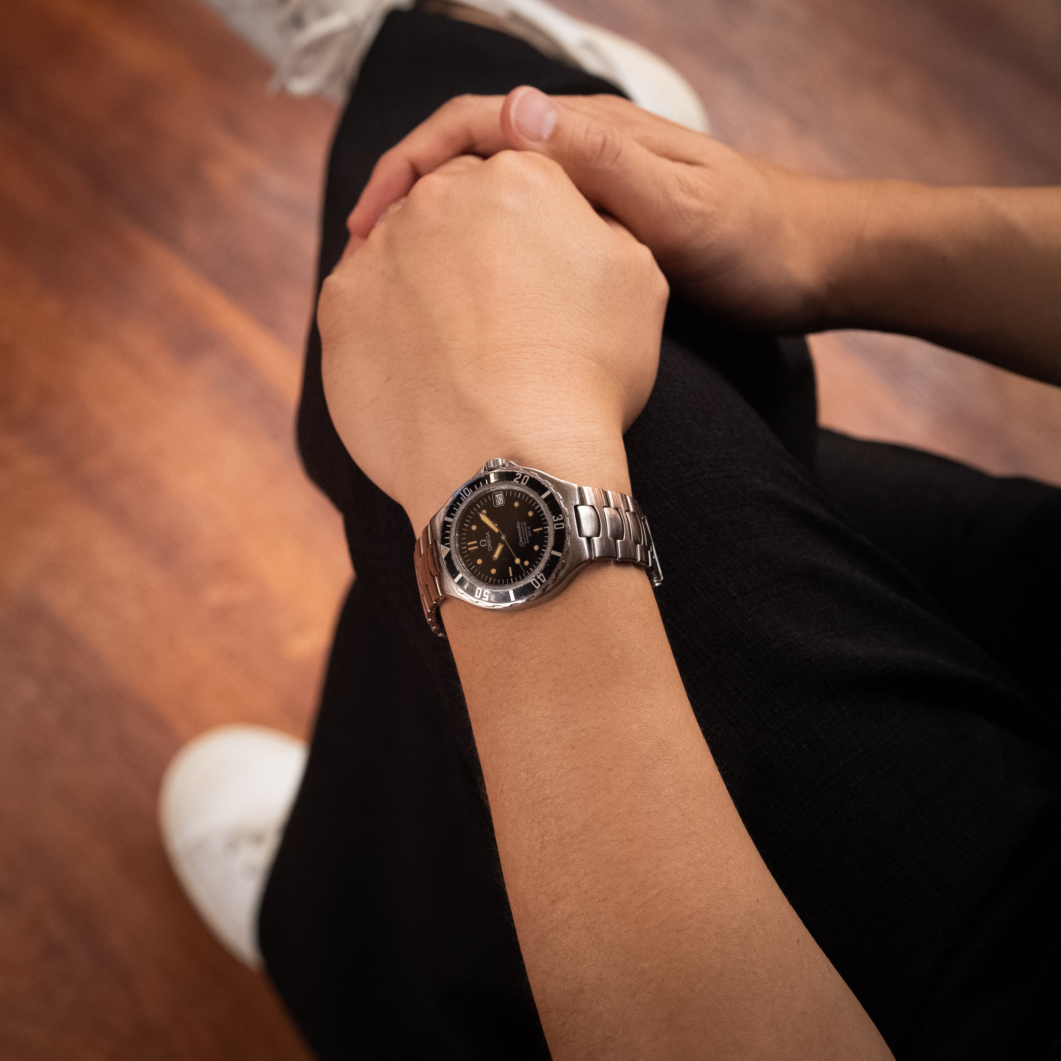 オメガ プレボンド 1988年製 シーマスター200m クロノメーター