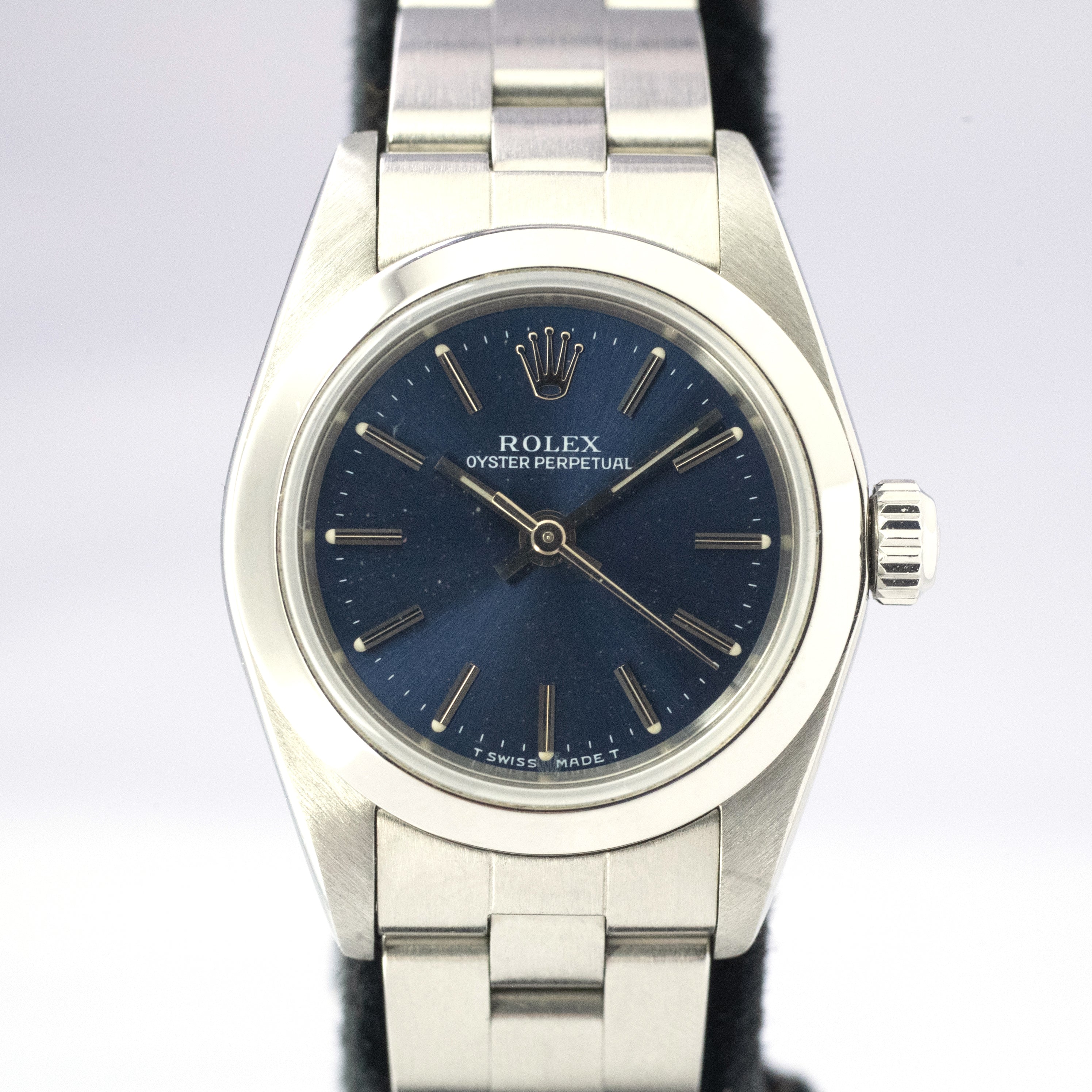 ロレックスパーペチュアル レディース Ref.76080 ブルーダイヤル 98~99年製