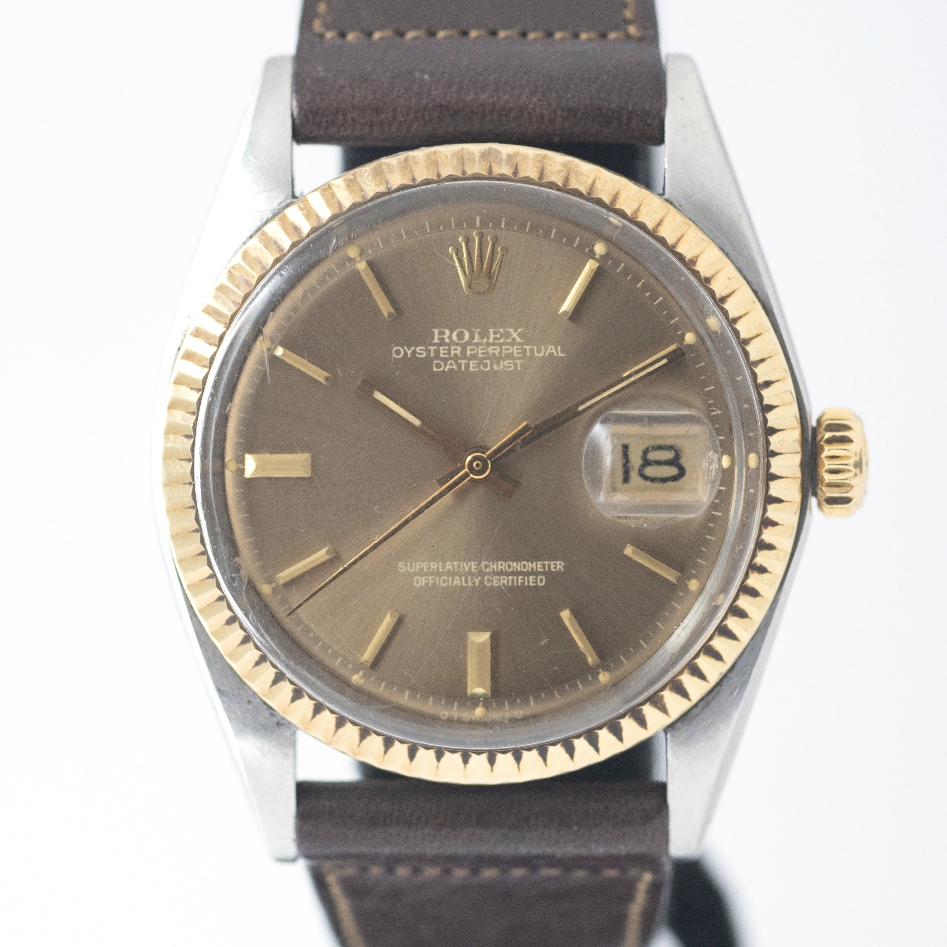 ロレックス デイトジャスト コンビ ゴーストグレー Ref.1601 1971年製