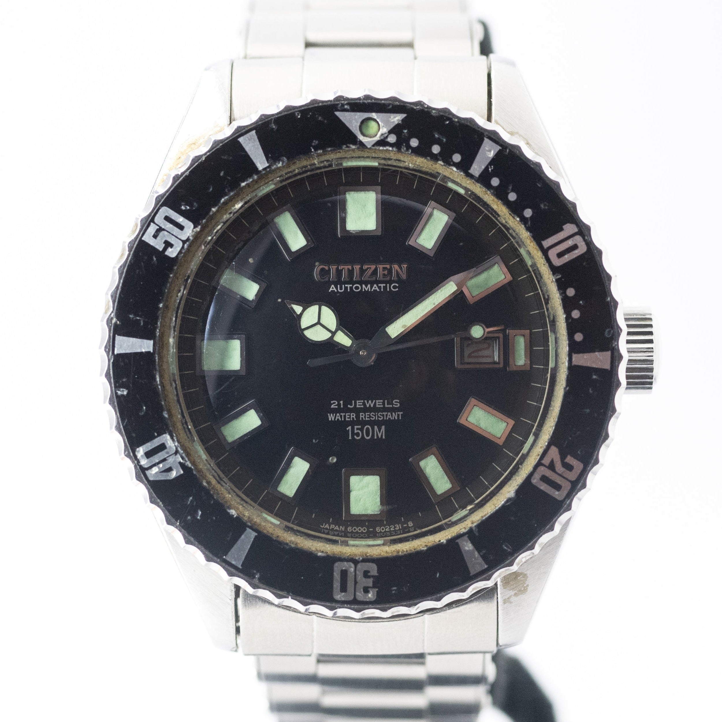 シチズンチャレンジダイバー 赤カレンダー 1975年製