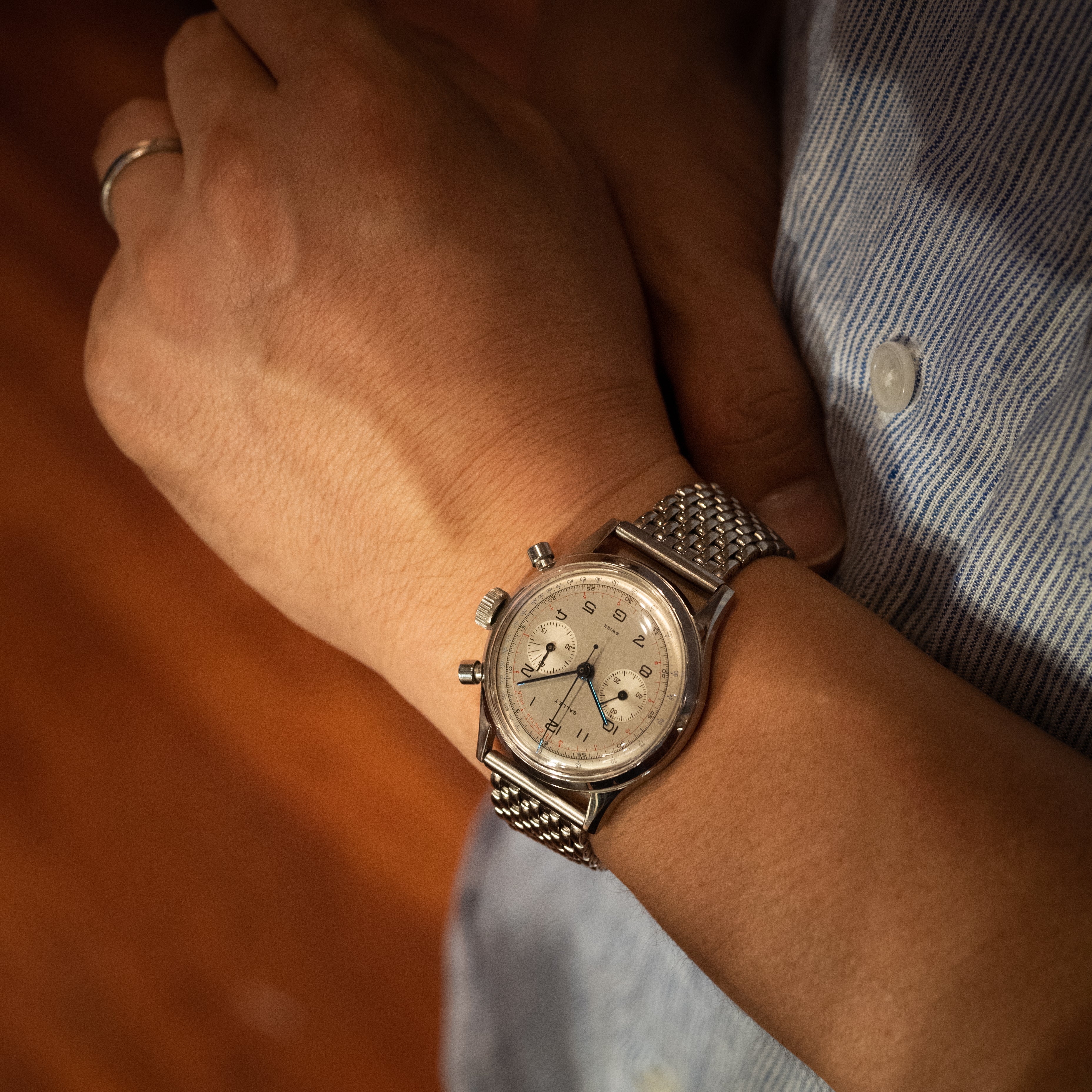 GALLET 2レジスタークロノグラフ 1950年代製 エクセルシオパークCal.4