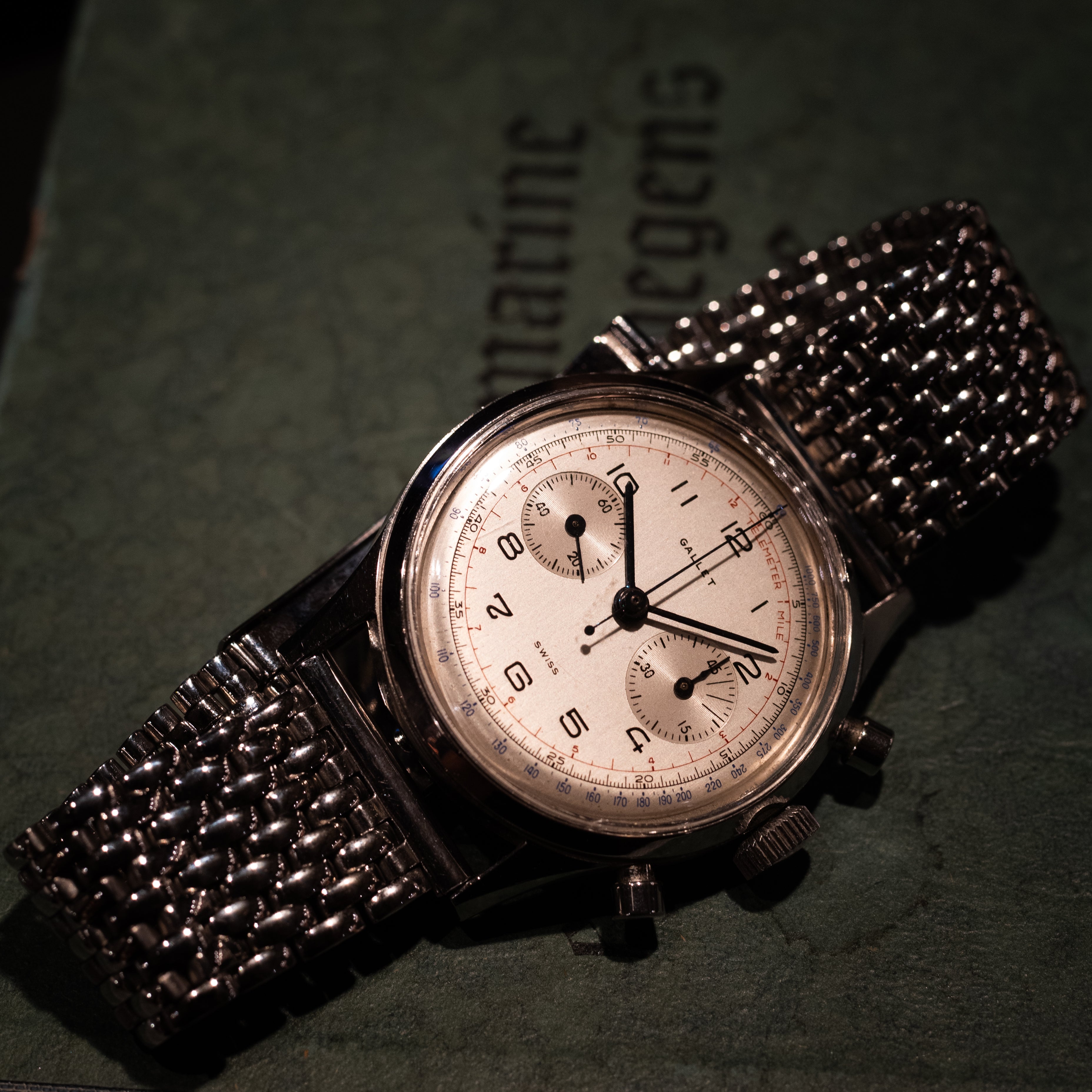 GALLET 2レジスタークロノグラフ 1950年代製 エクセルシオパークCal.4