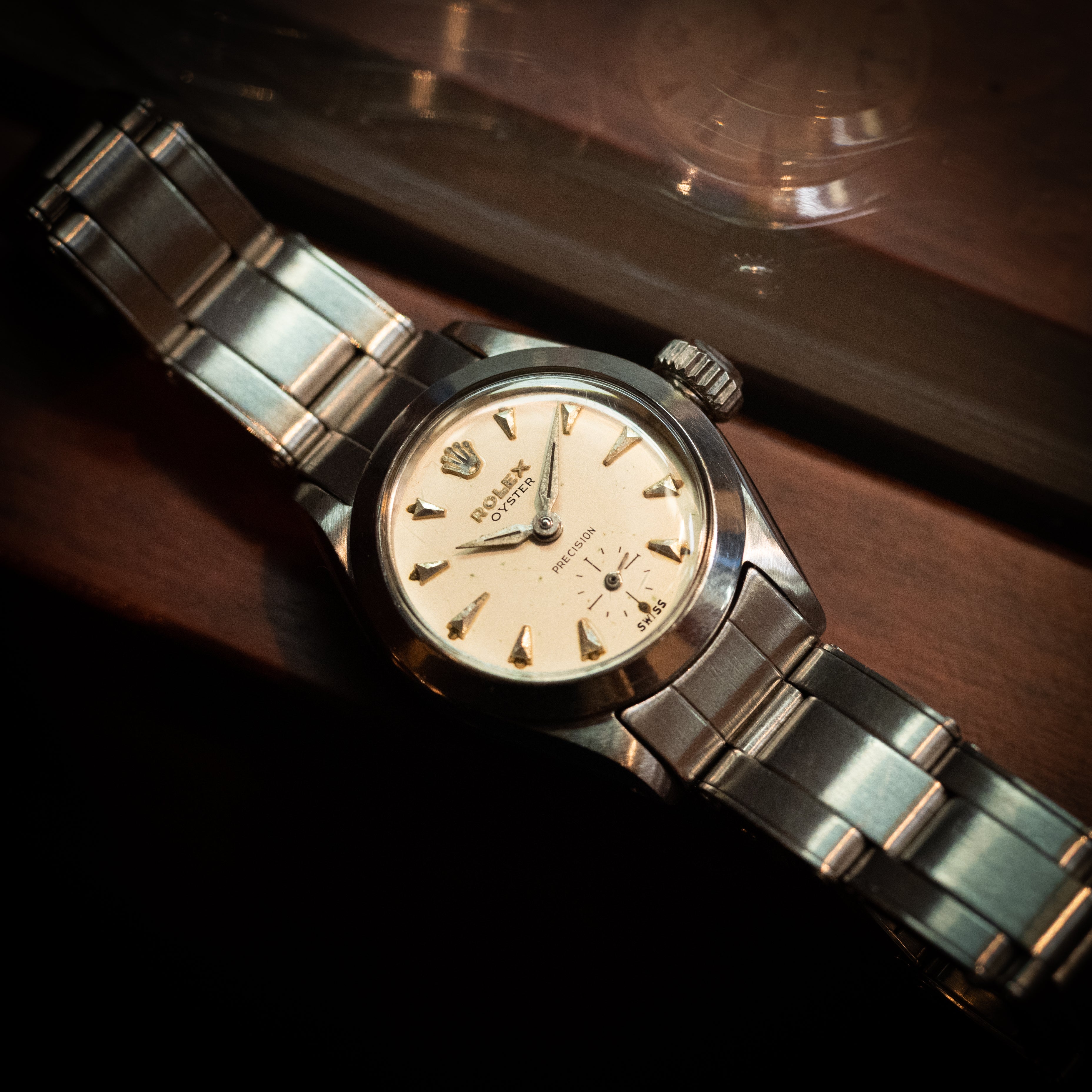 ロレックス レディース 1960年製 オイスター スモールセコンド ギャラ付き