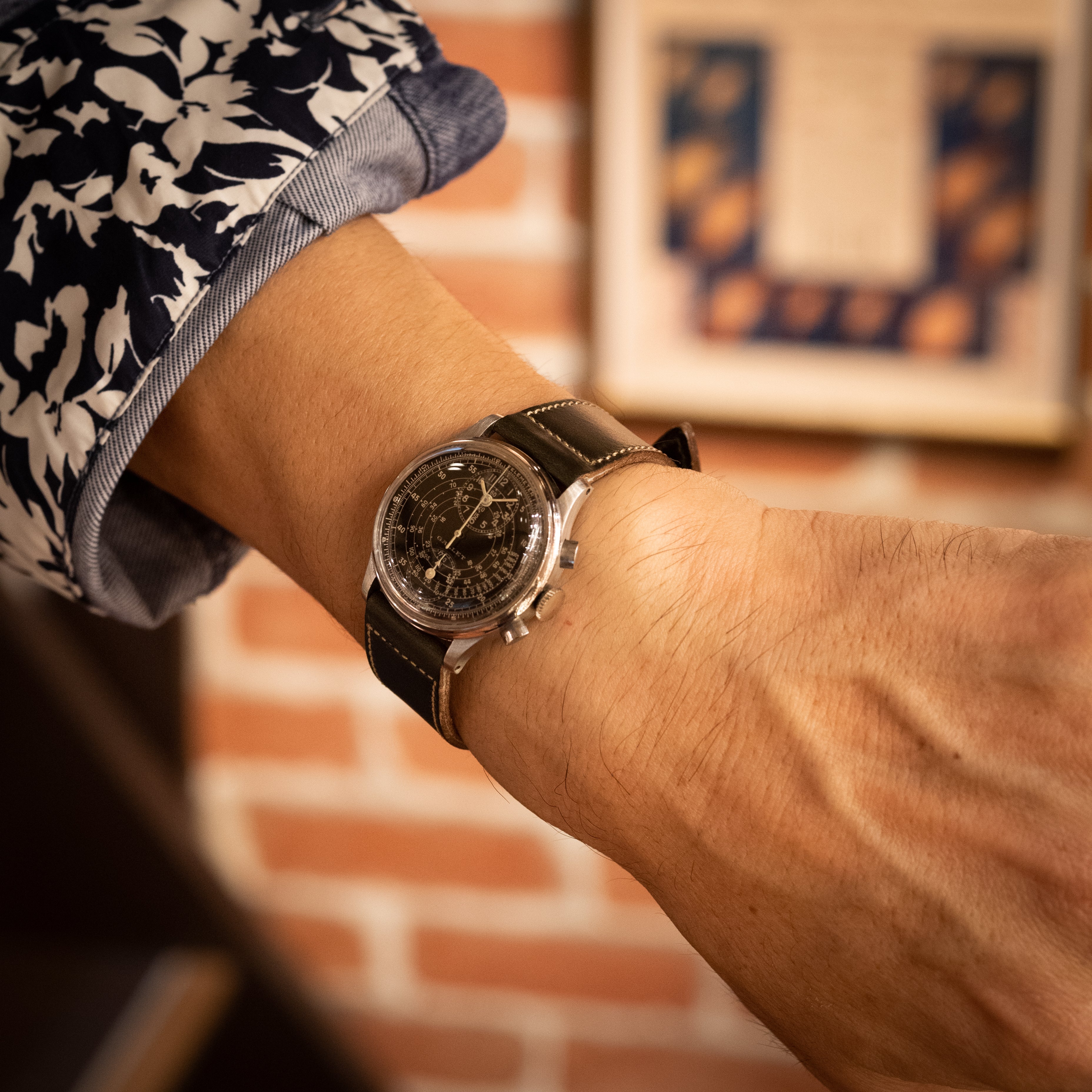 ギャレット マルチクロン レギュレーター Cal.140 BKミラーダイヤル 1940年代製