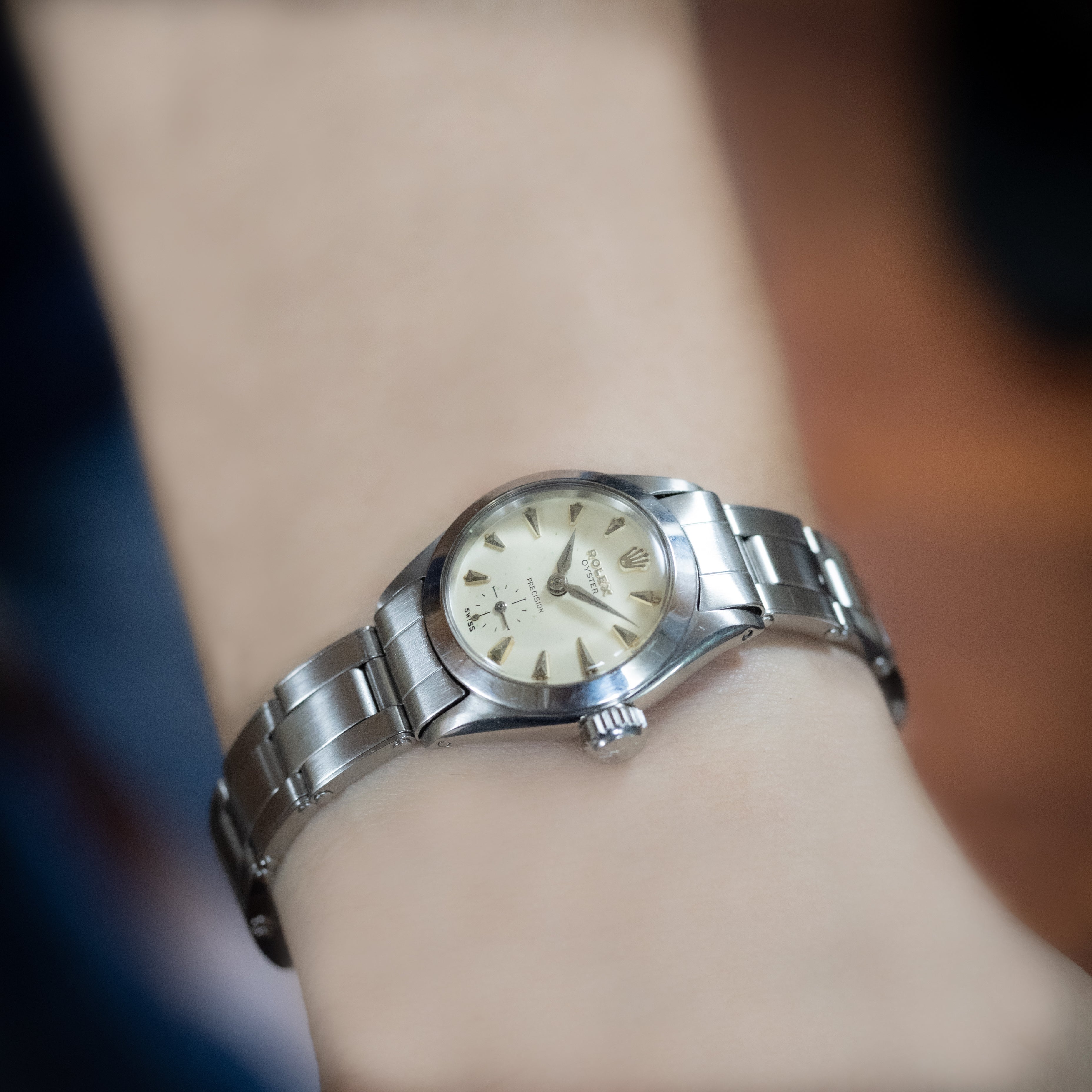 ロレックス レディース 1960年製 オイスター スモールセコンド ギャラ付き