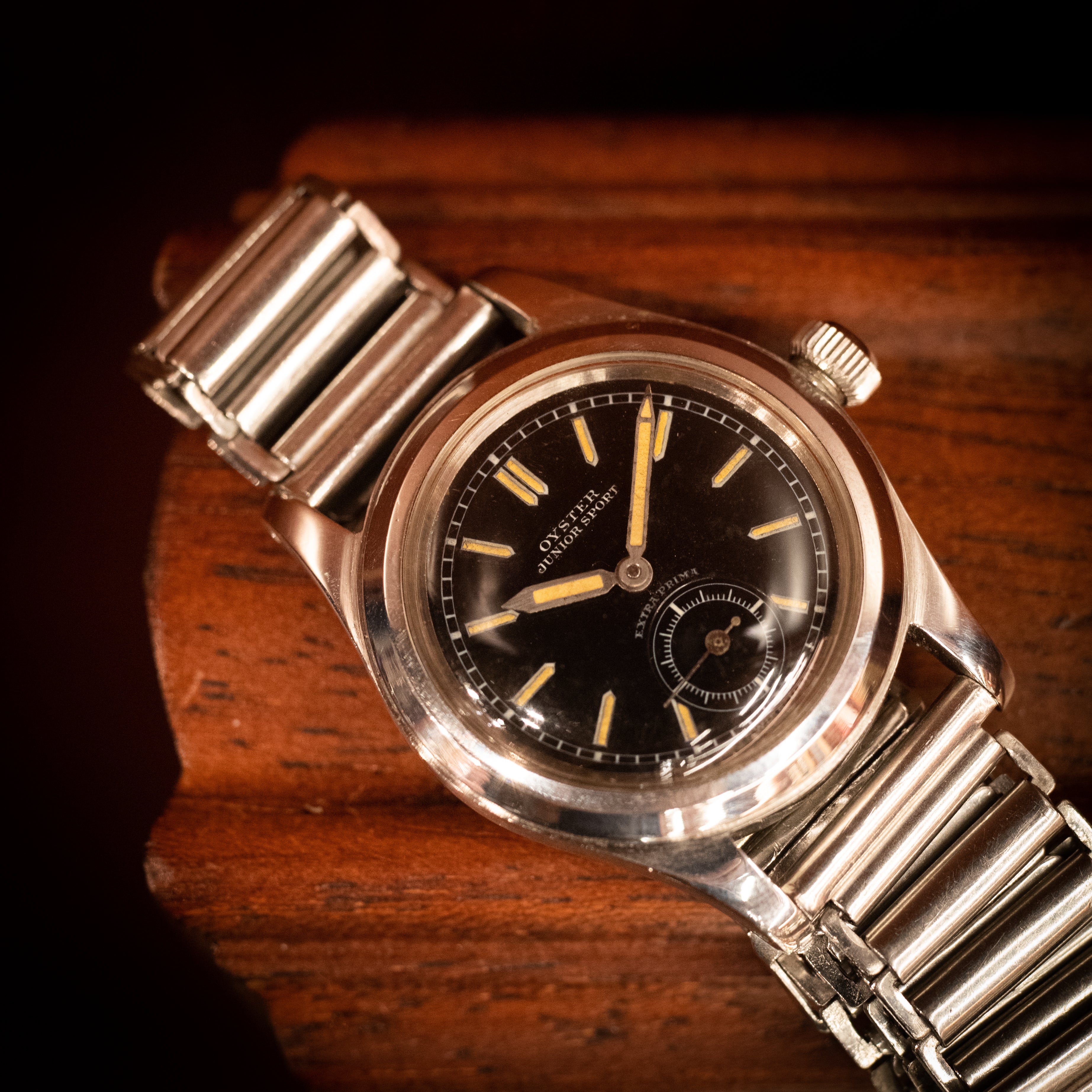 オイスター ジュニアスポーツ 1942年製 ブラックダイヤル